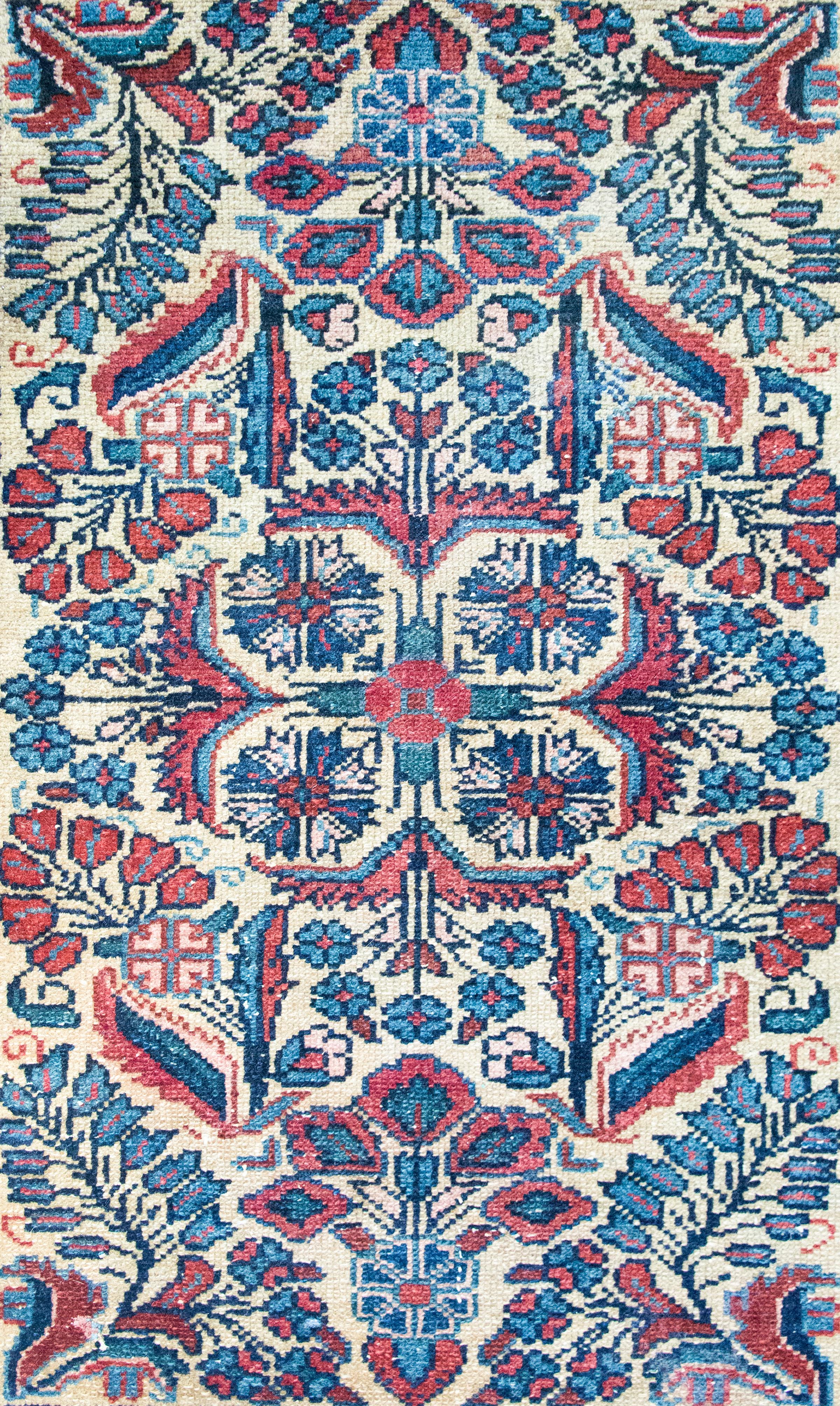 Alfombra Persa Dargazine de principios del siglo XX en venta 1