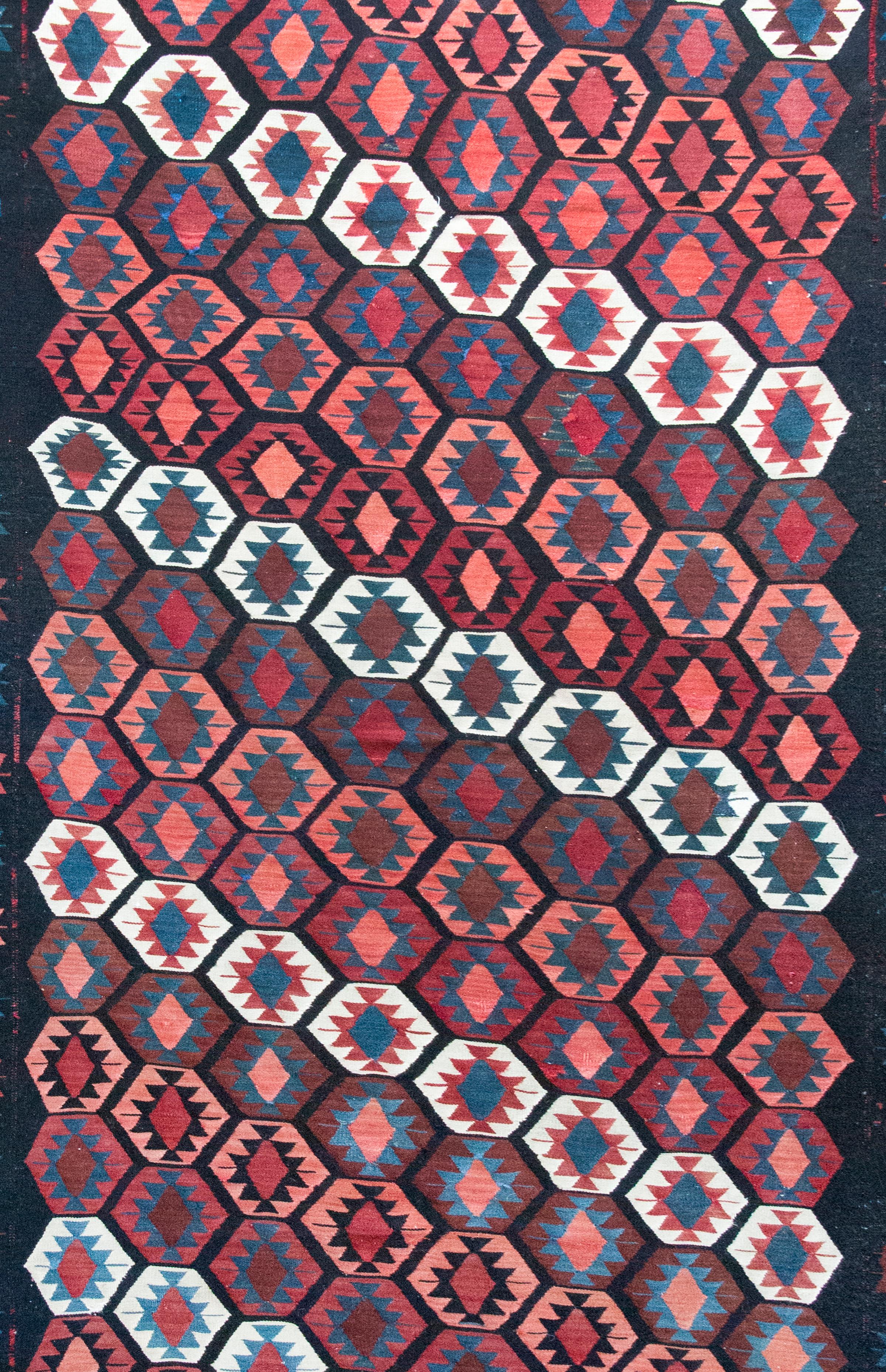 Laine Rug & Kilim persan Ersin du début du 20e siècle en vente