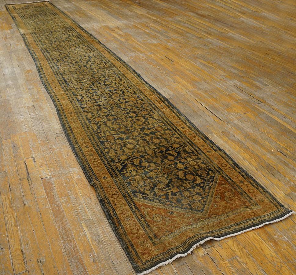 Wool Early 20th Century Persian Farahan Carpet ( 3' x 20'4