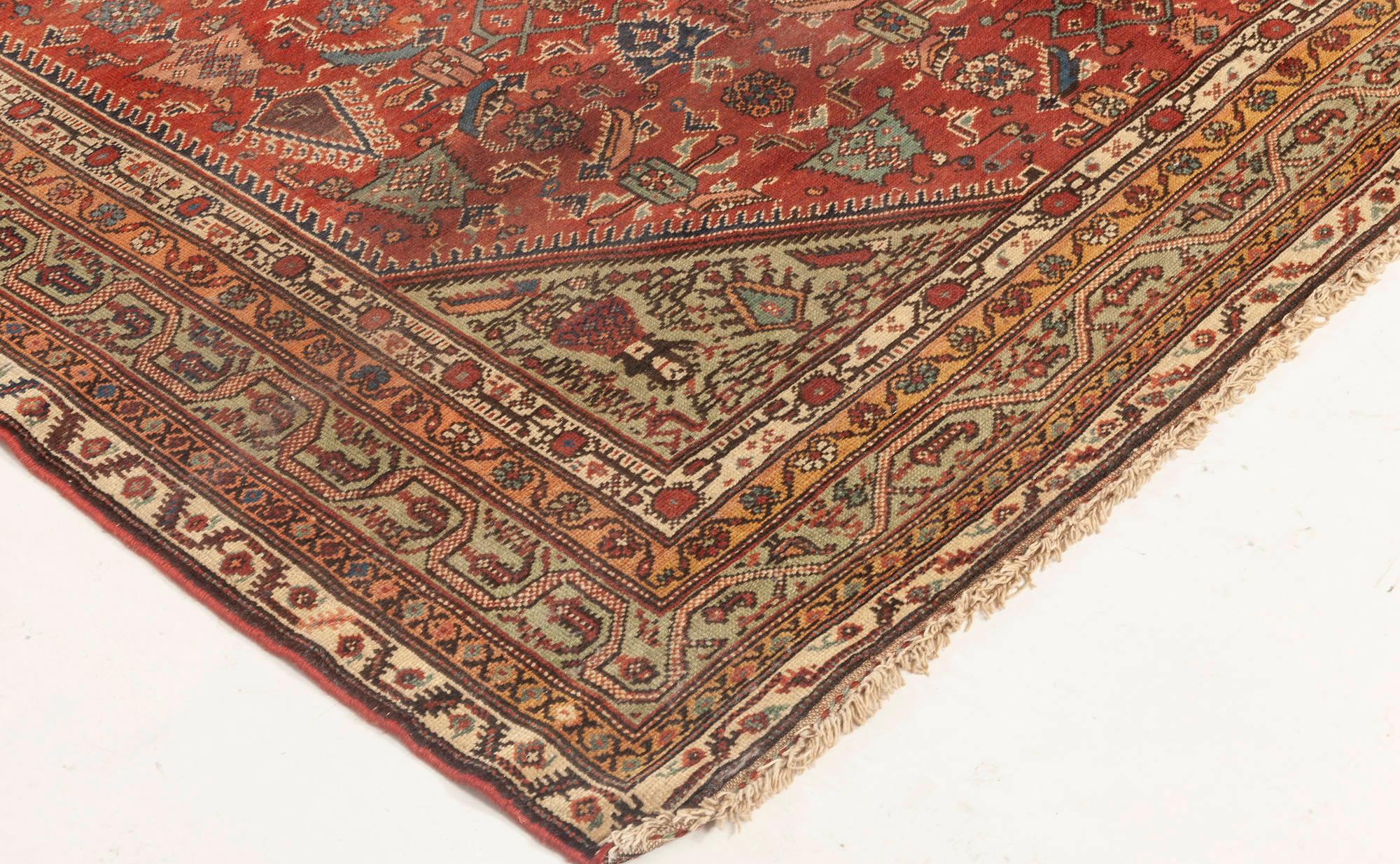 Wool Early 20th Century Persian Feraghan Handmade Rug For Sale