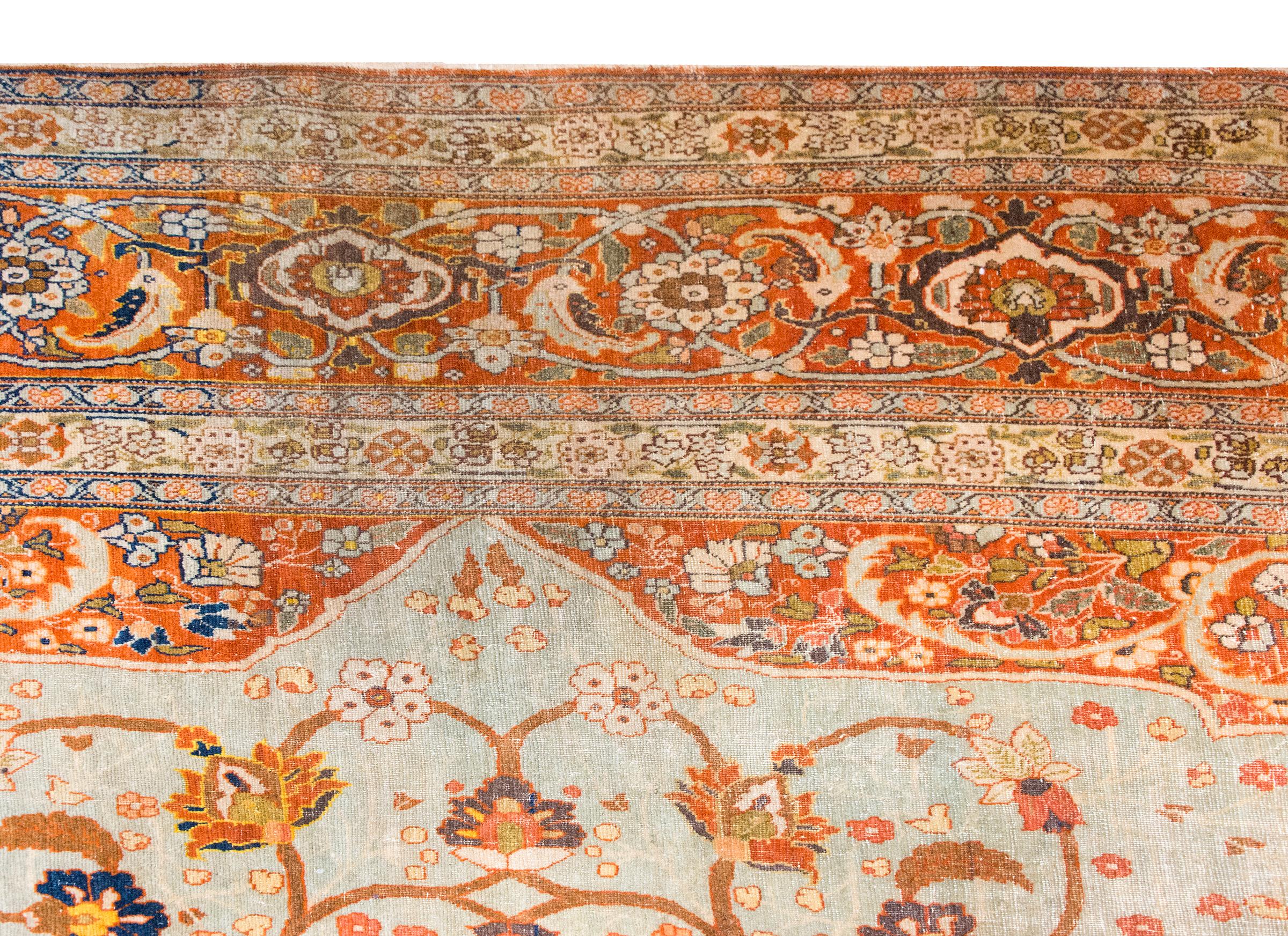 Tappeto persiano Hadji Jallili Tabriz dei primi del Novecento in vendita 3