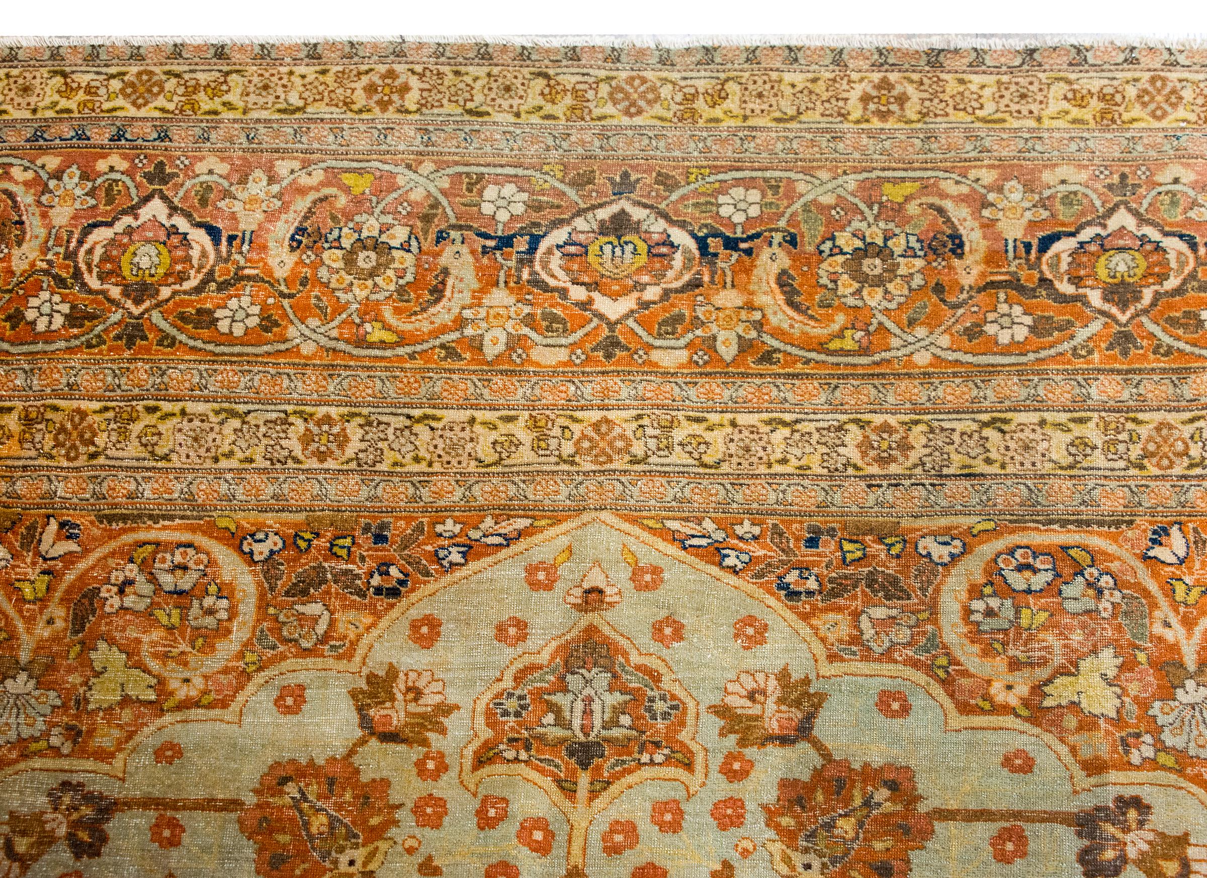 Tappeto persiano Hadji Jallili Tabriz dei primi del Novecento in vendita 5