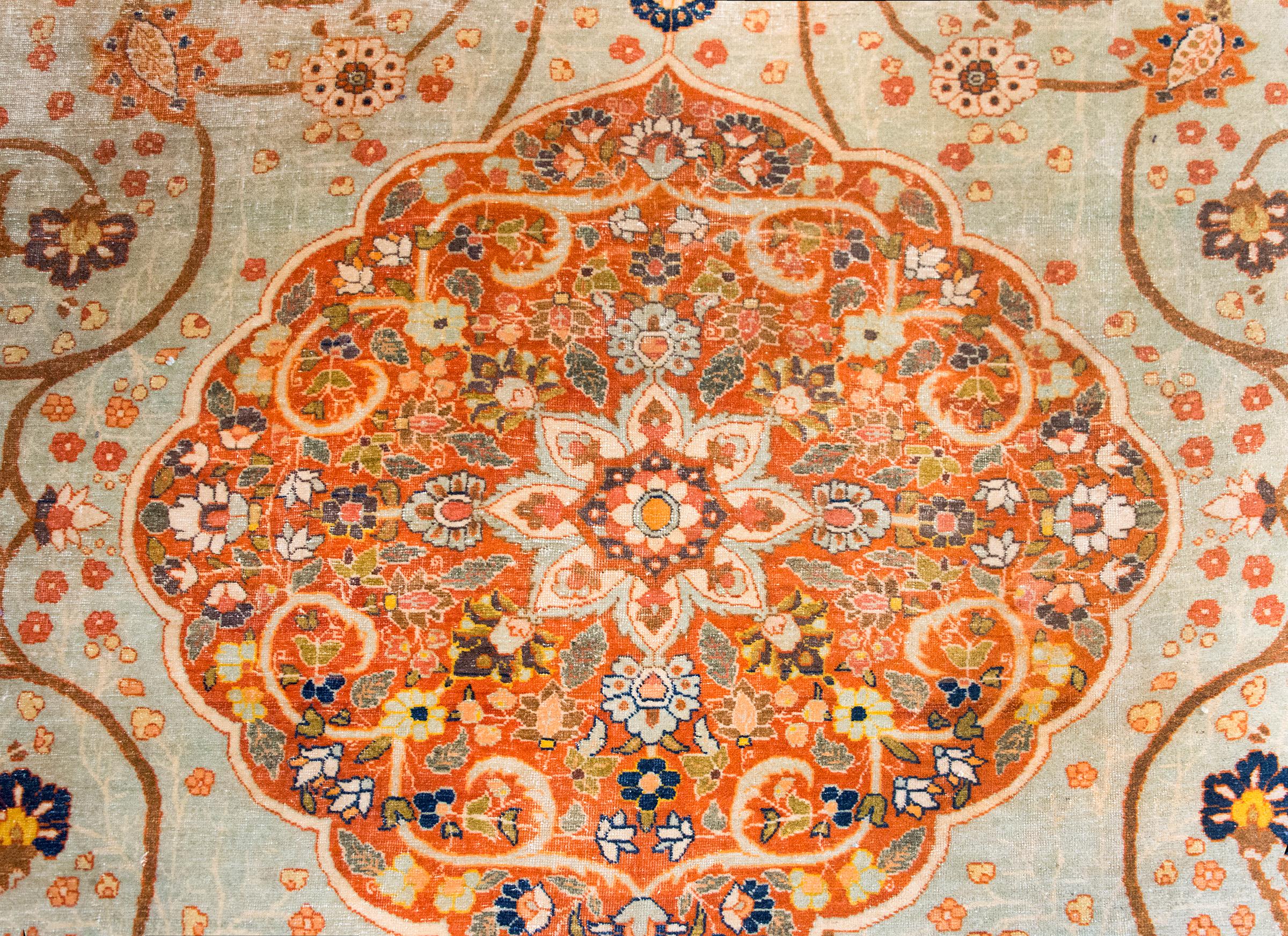 Tappeto persiano Hadji Jallili Tabriz dei primi del Novecento in vendita 2