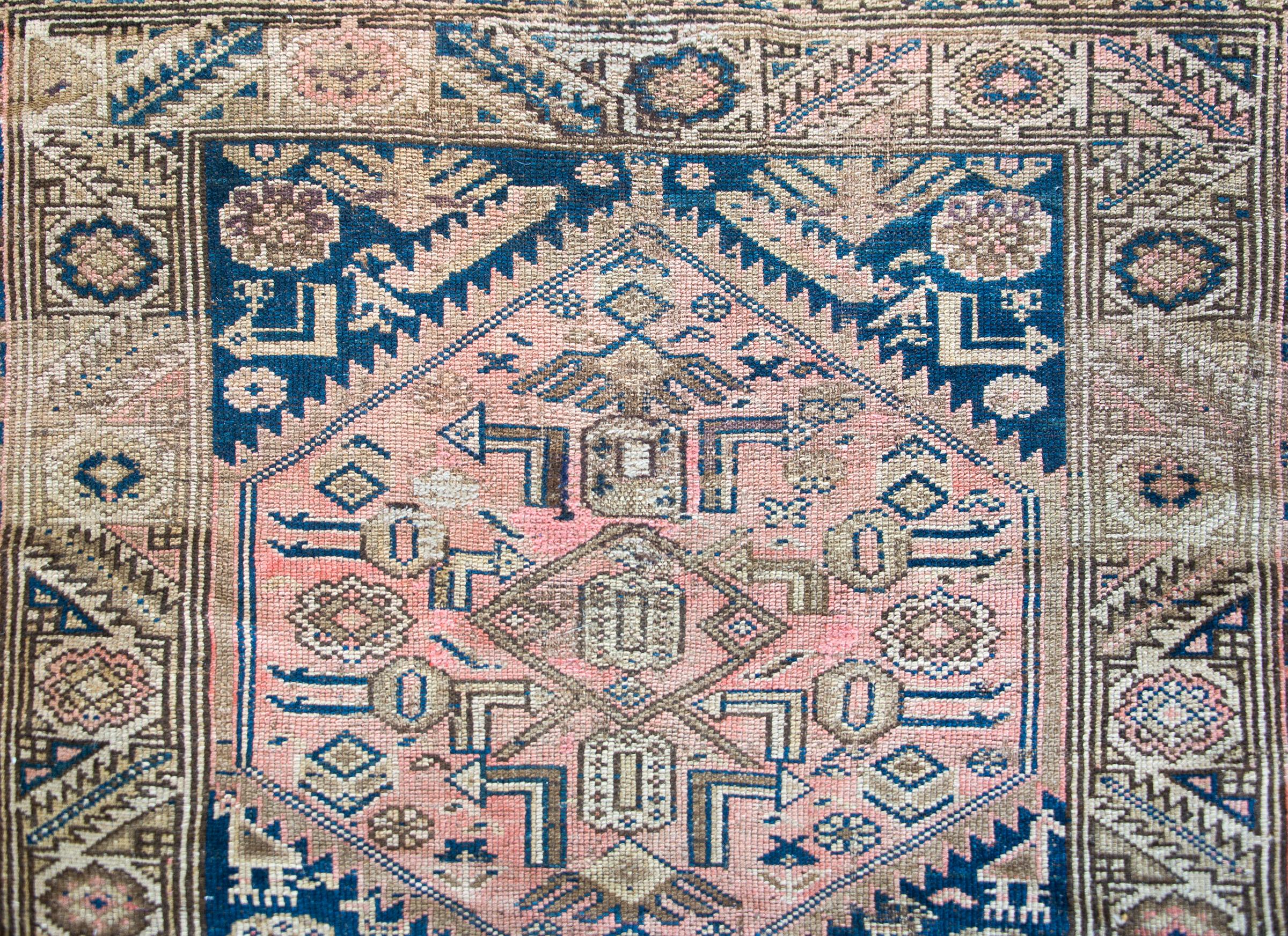 Early 20th Century, Persian Hamadan Rug For Sale 3