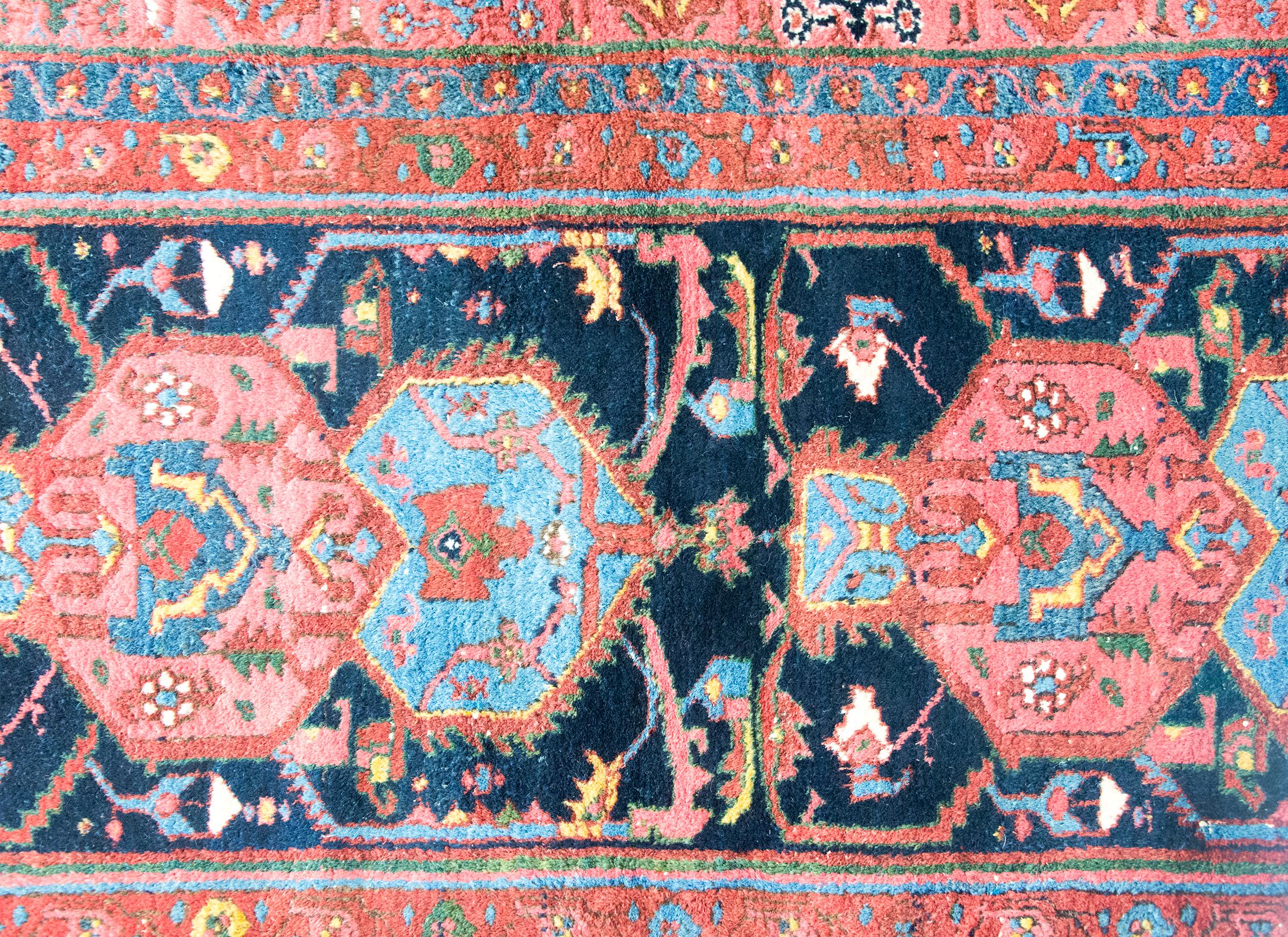 Early 20th Century Persian Hamadan Rug For Sale 5