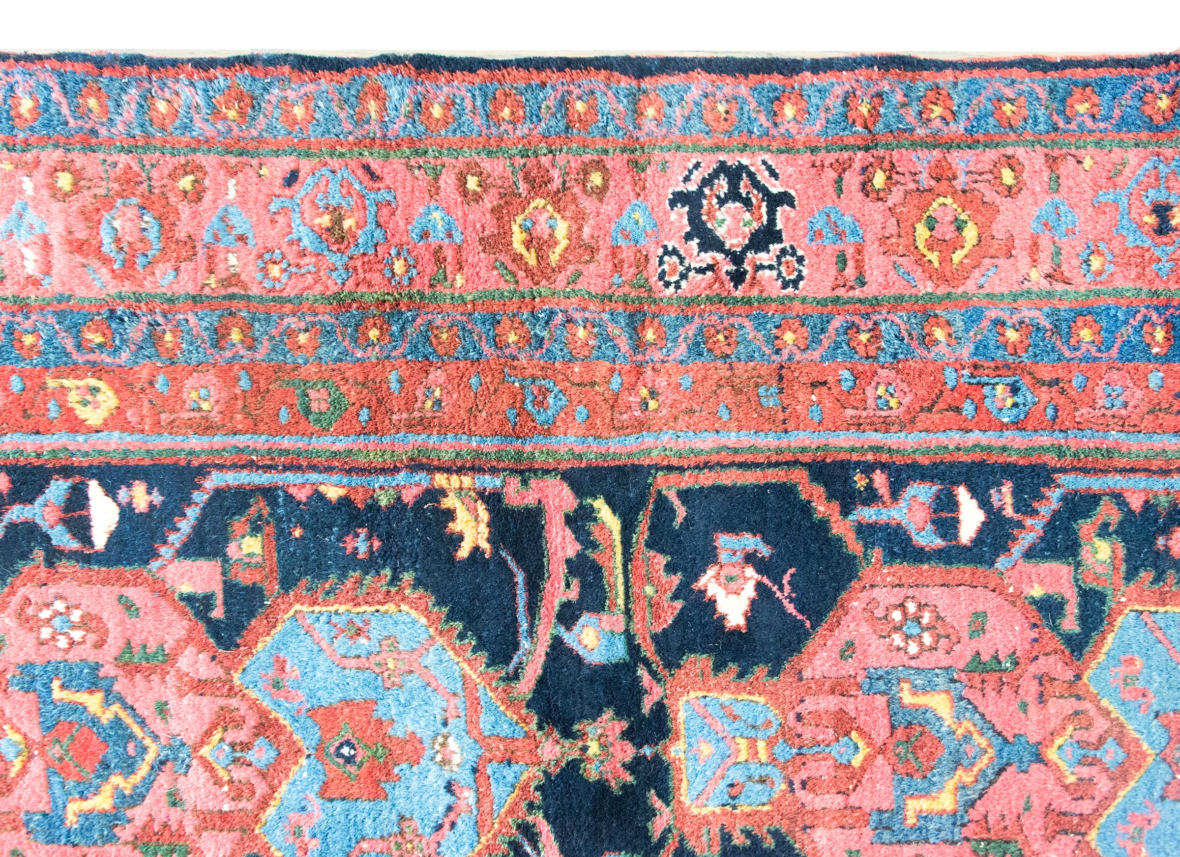 Early 20th Century Persian Hamadan Rug For Sale 6