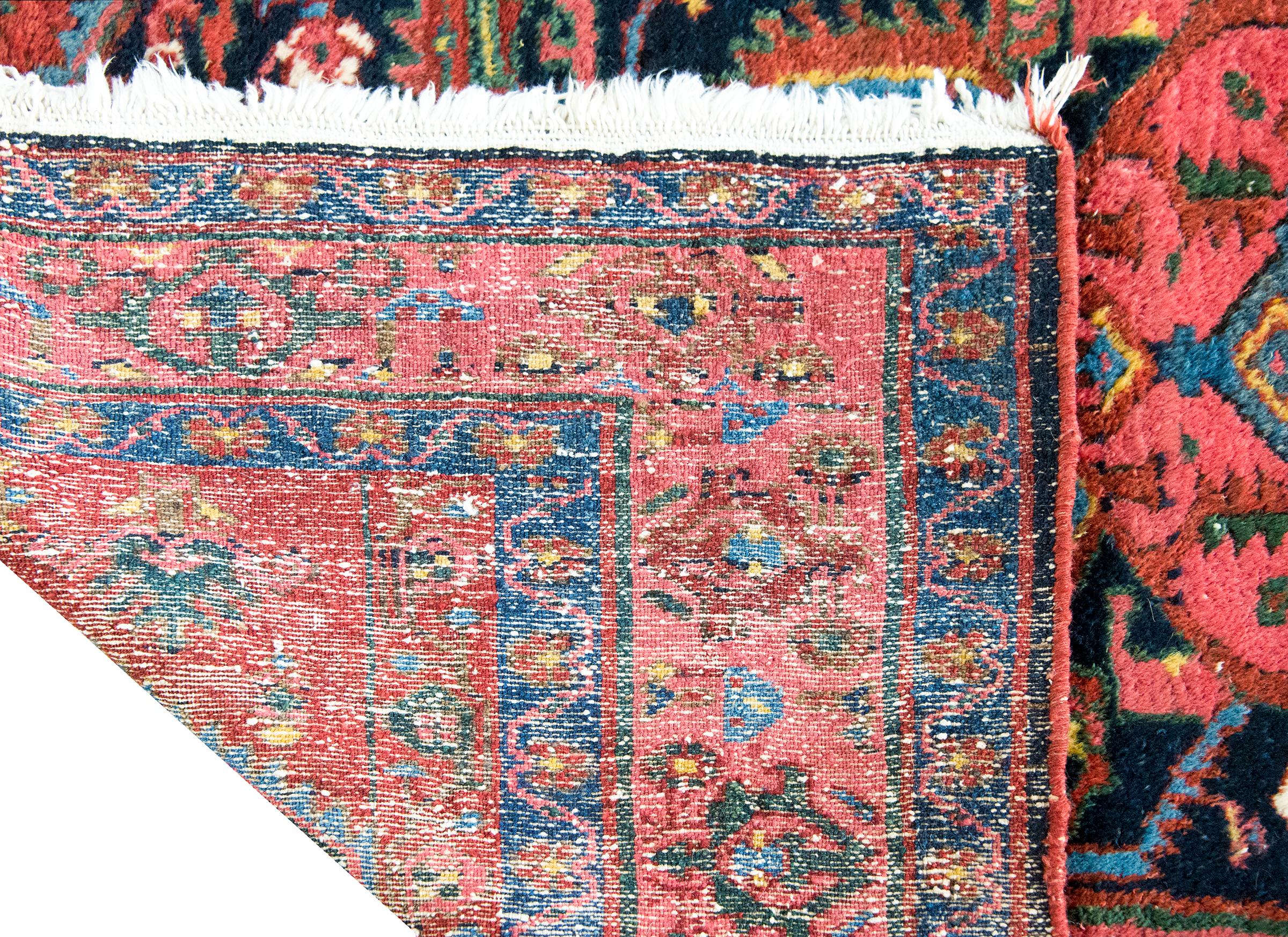 Early 20th Century Persian Hamadan Rug For Sale 8