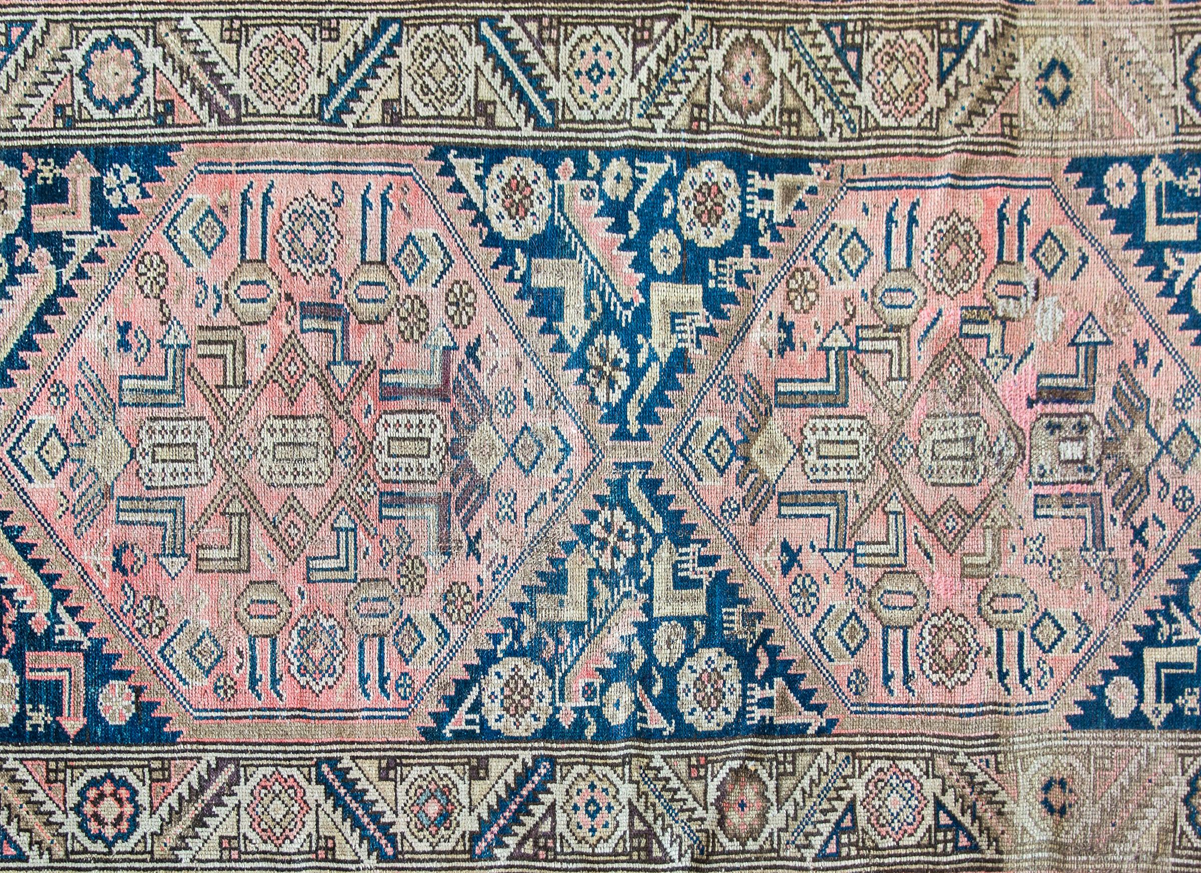 Tribal Early 20th Century, Persian Hamadan Rug For Sale
