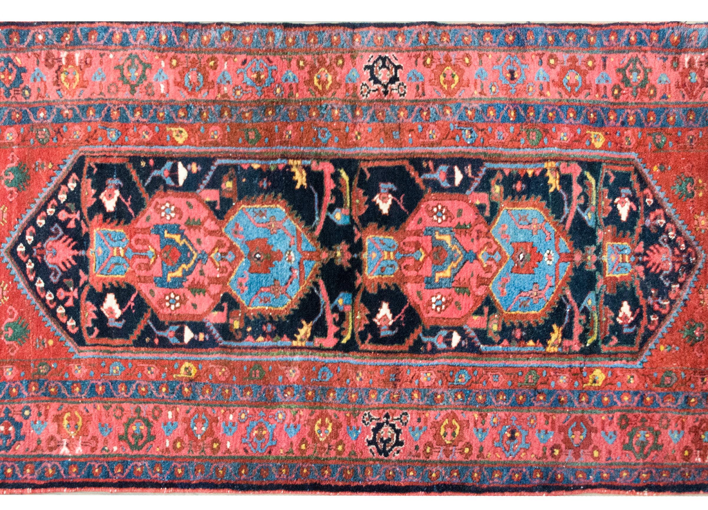 Tribal Early 20th Century Persian Hamadan Rug For Sale