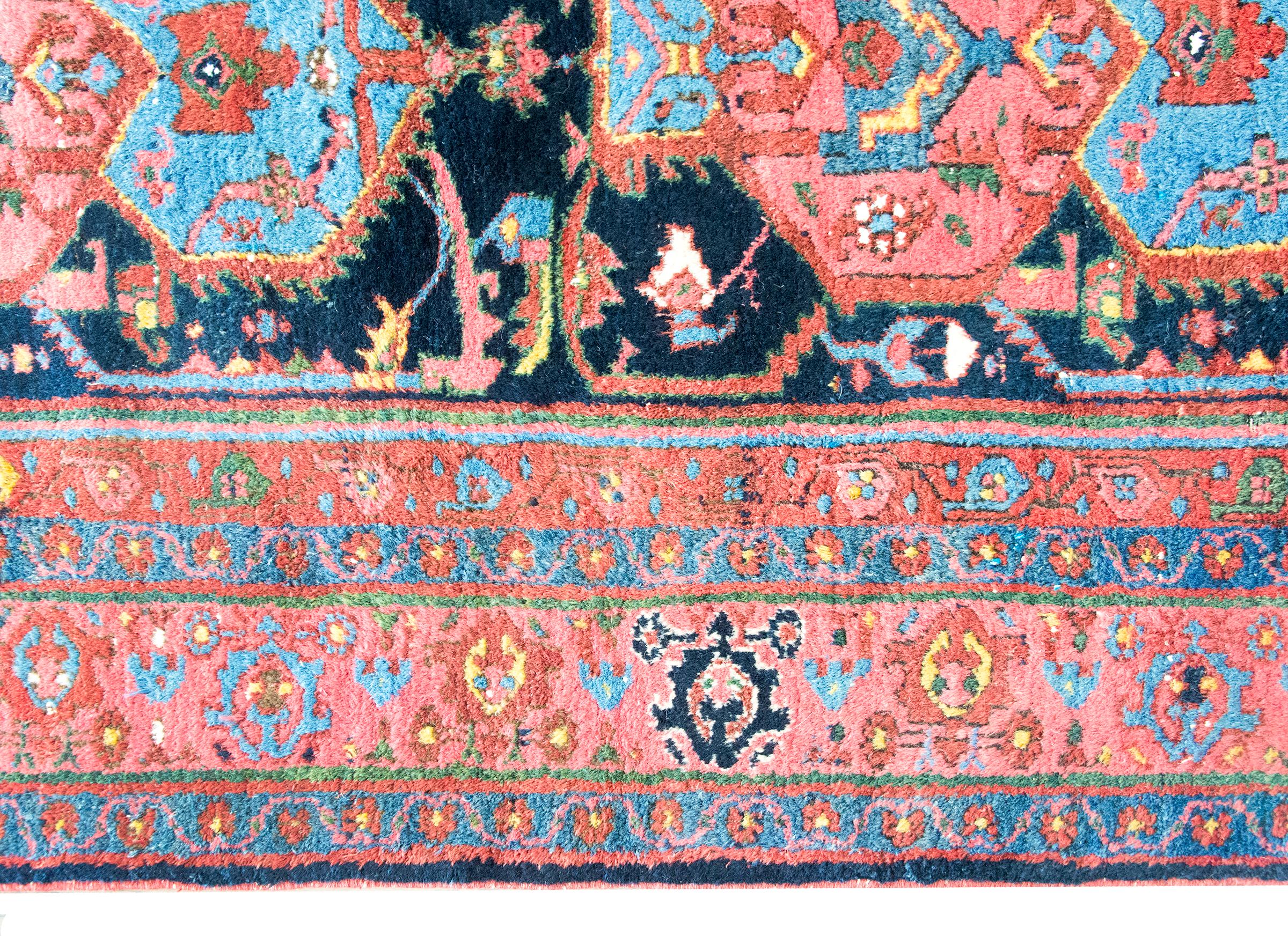 Hand-Knotted Early 20th Century Persian Hamadan Rug For Sale
