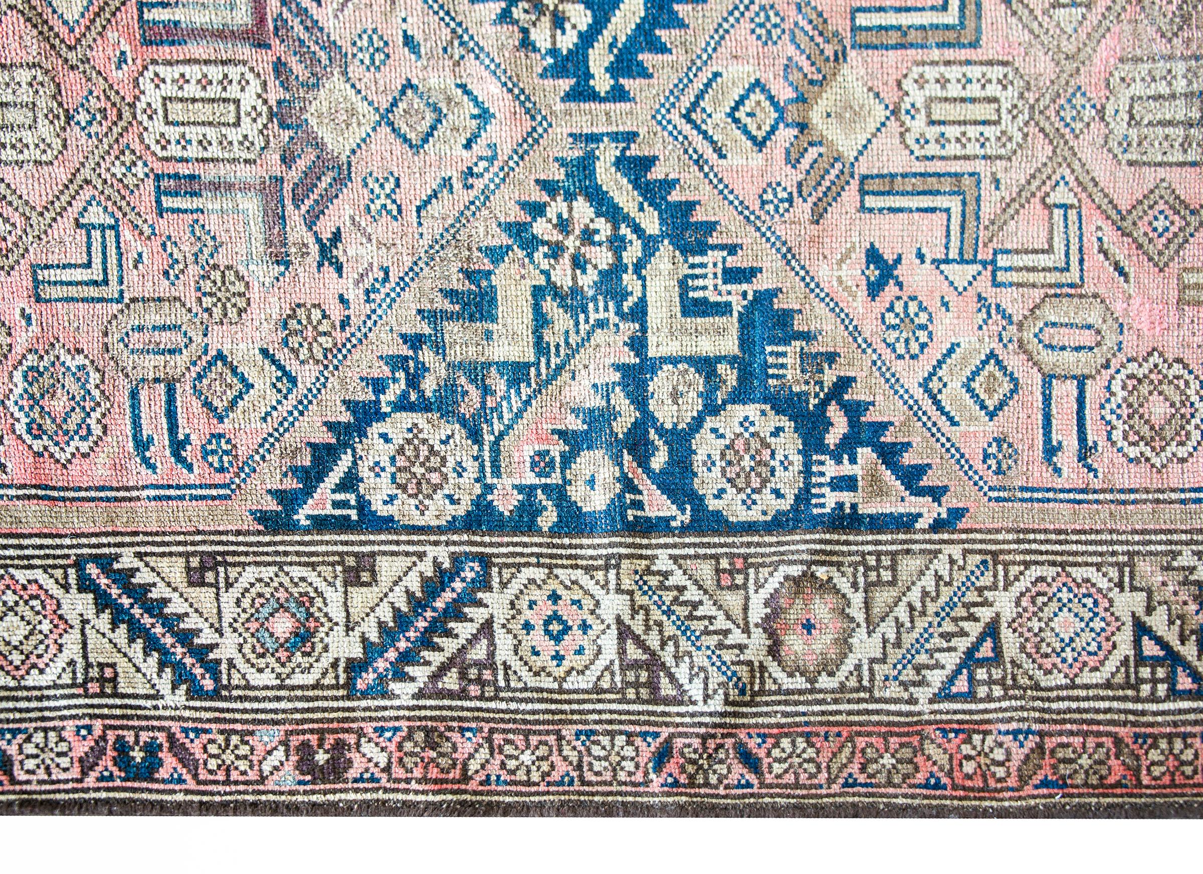 Mid-20th Century Early 20th Century, Persian Hamadan Rug For Sale