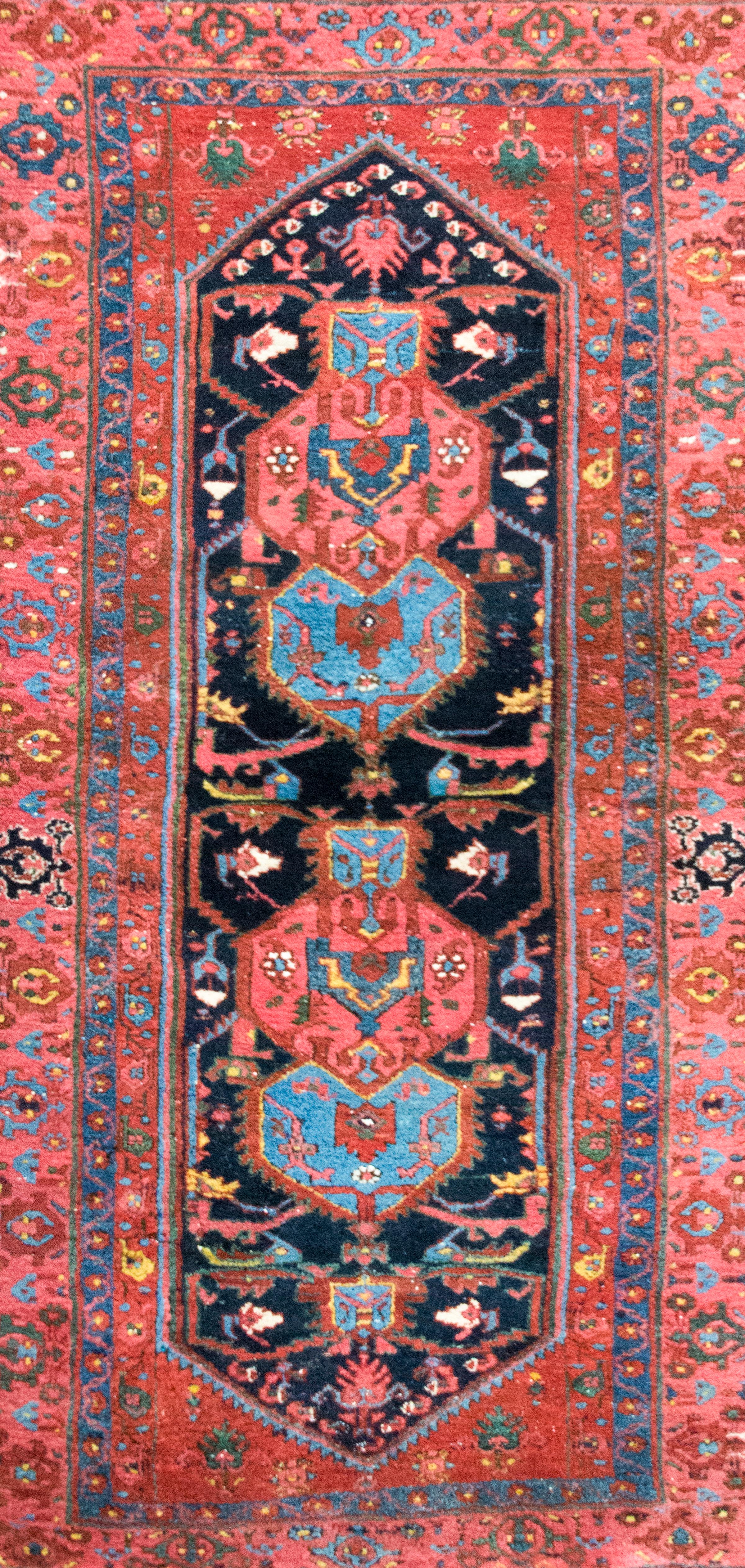 Wool Early 20th Century Persian Hamadan Rug For Sale