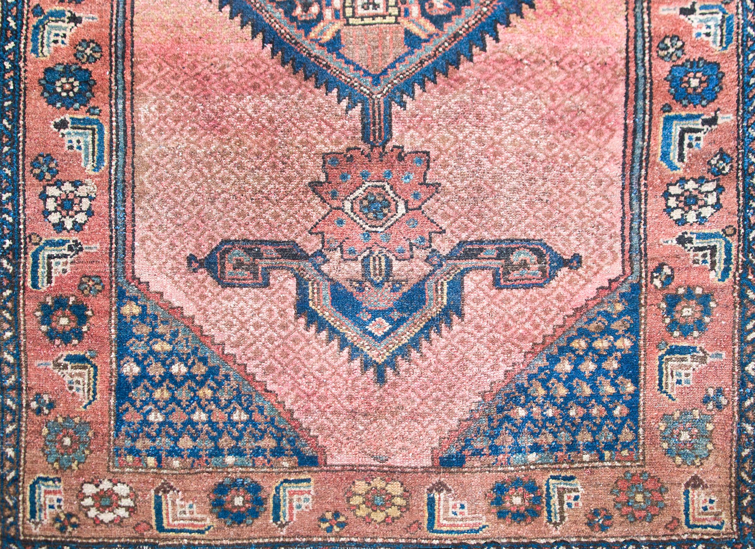 Alfombra persa Hamadan de principios del siglo XX en venta 1