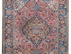 Early 20th Century Persian Heriz Rug