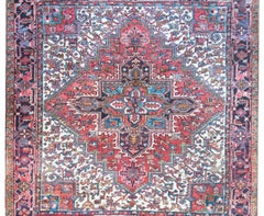 Tappeto persiano Heriz dei primi del Novecento