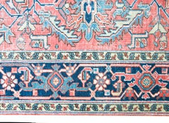 Tapis persan Heriz du début du 20e siècle