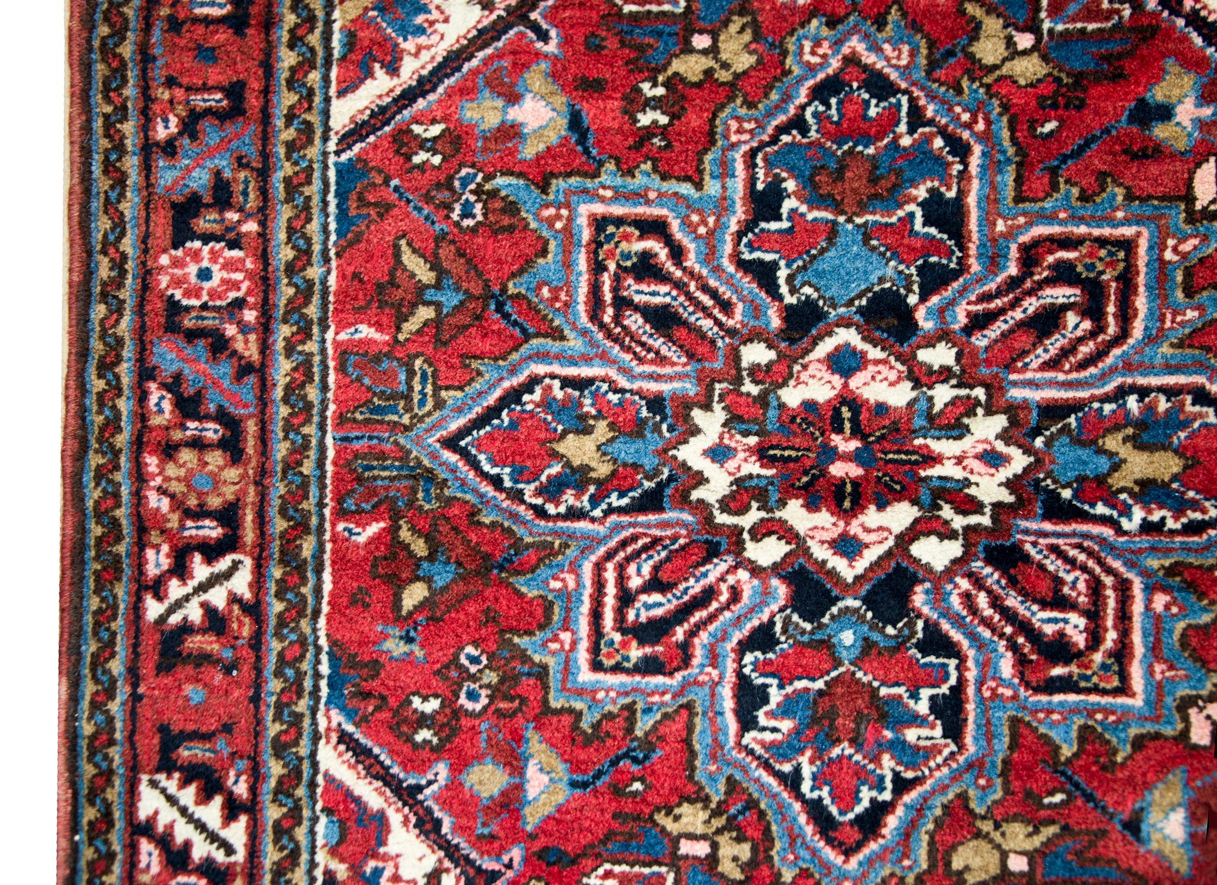 Mid-20th Century Early 20th Century Persian Heriz Rug For Sale