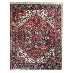 Early 20th Century Persian Heriz Rug