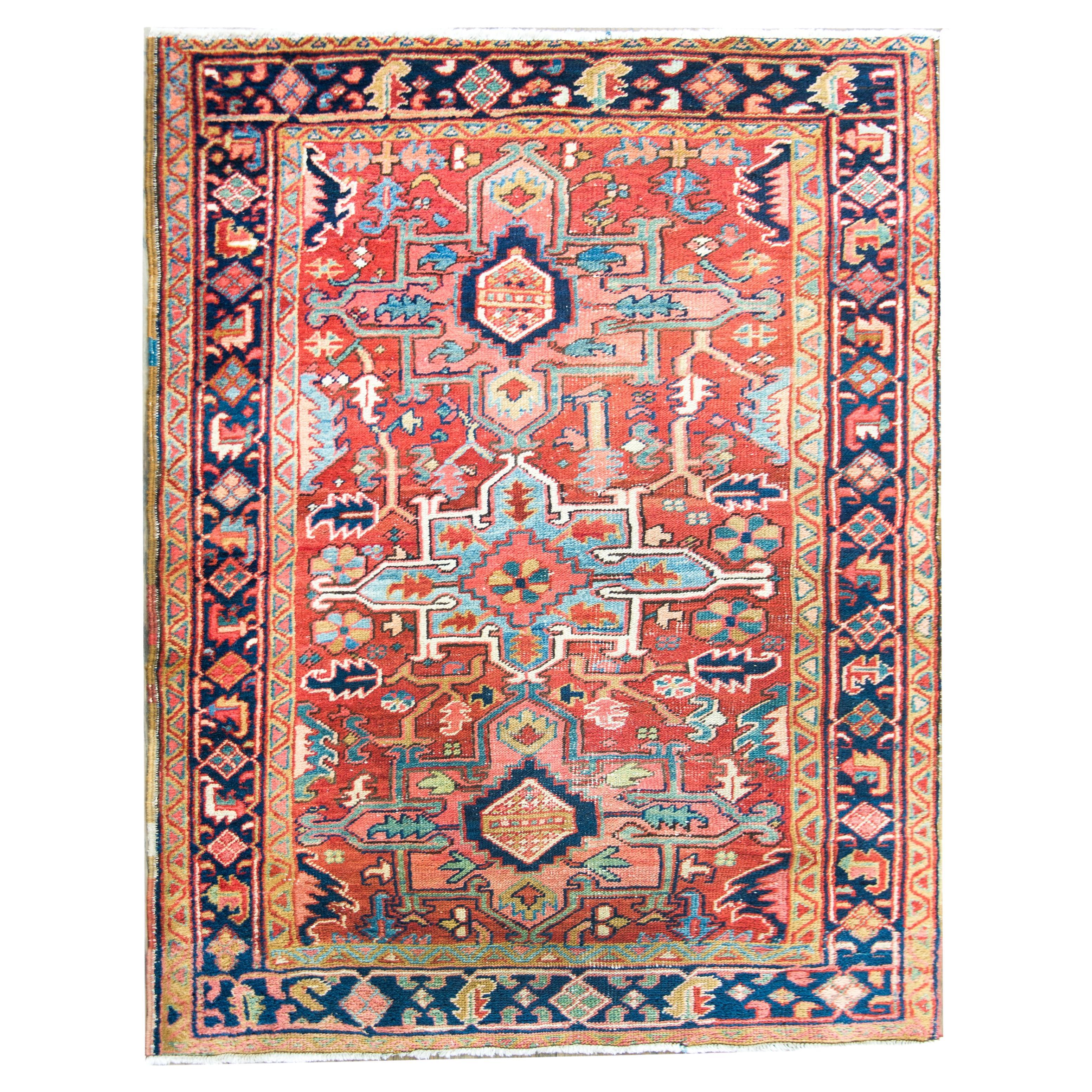 Early 20th Century Persian Heriz Rug at 1stDibs