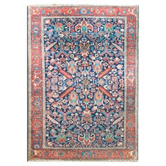 Antique Early 20th Century Persian Heriz Rug