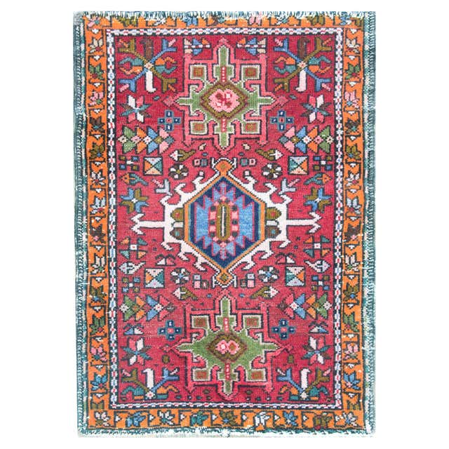 Late of 19th Century Gerrus Design Bidjar Carpet For Sale at 1stDibs