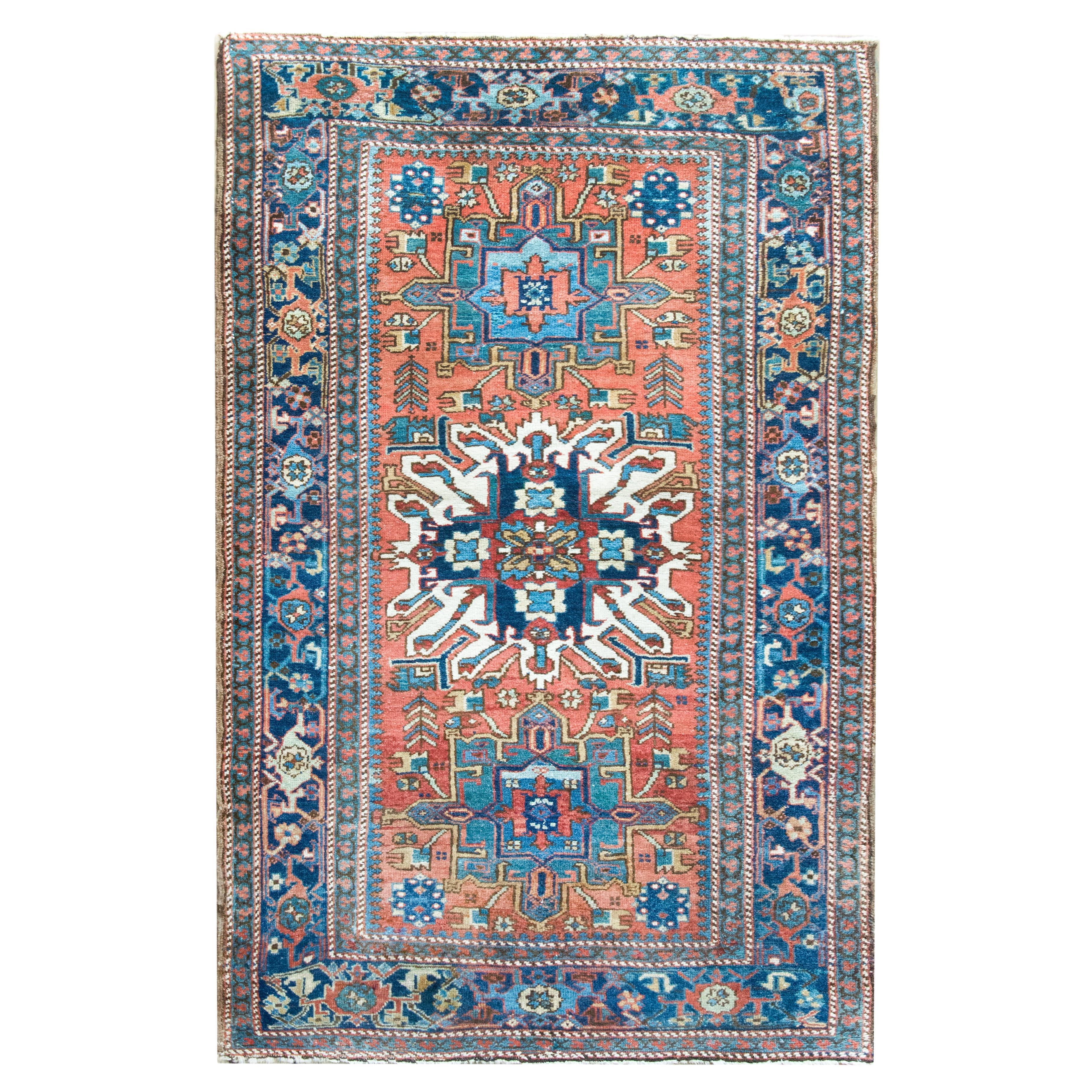 Early 20th Century Persian Heriz Rug