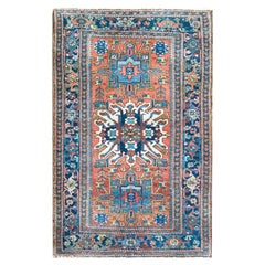 Early 20th Century Persian Heriz Rug