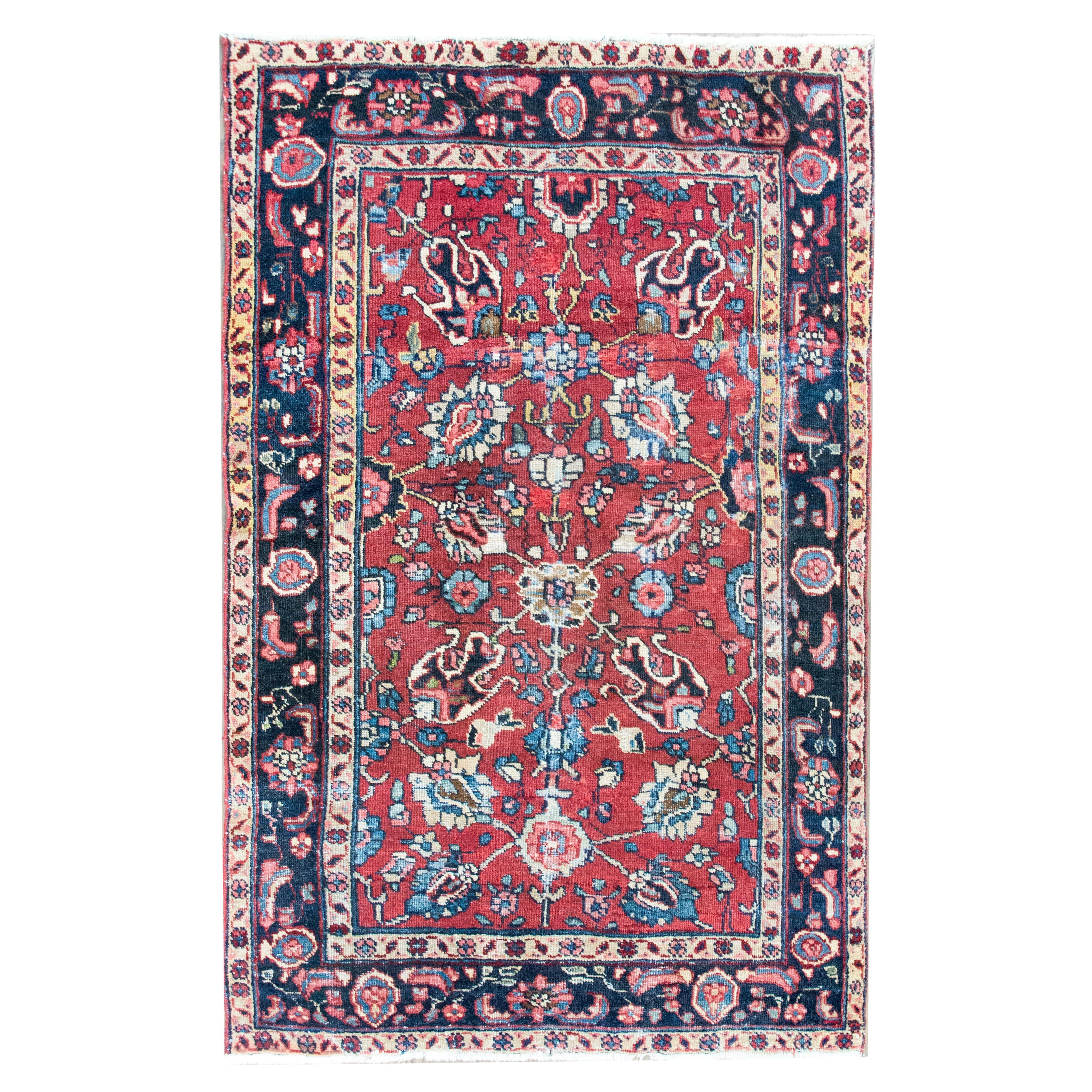 Early 20th Century Persian Heriz Rug