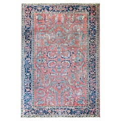 Tapis persan Heriz du début du 20e siècle
