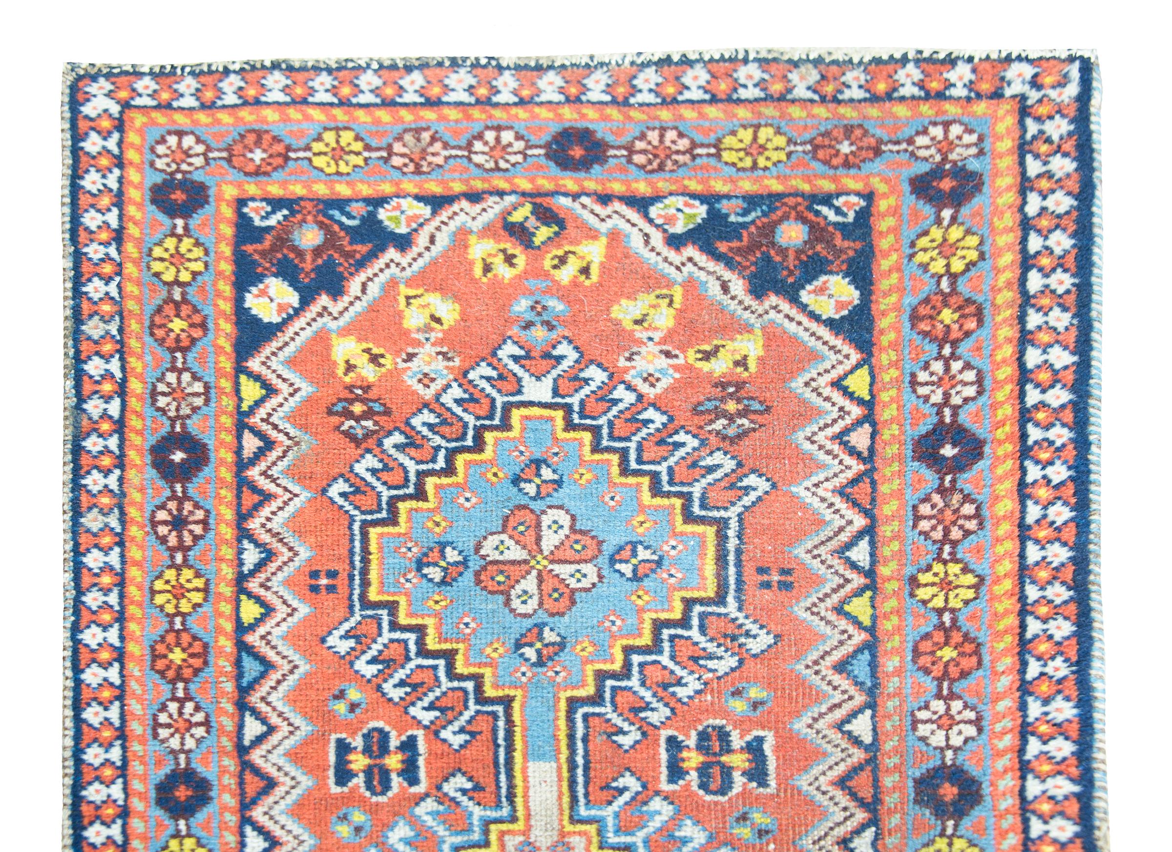 Early 20th Century Persian Heriz Runner For Sale 3