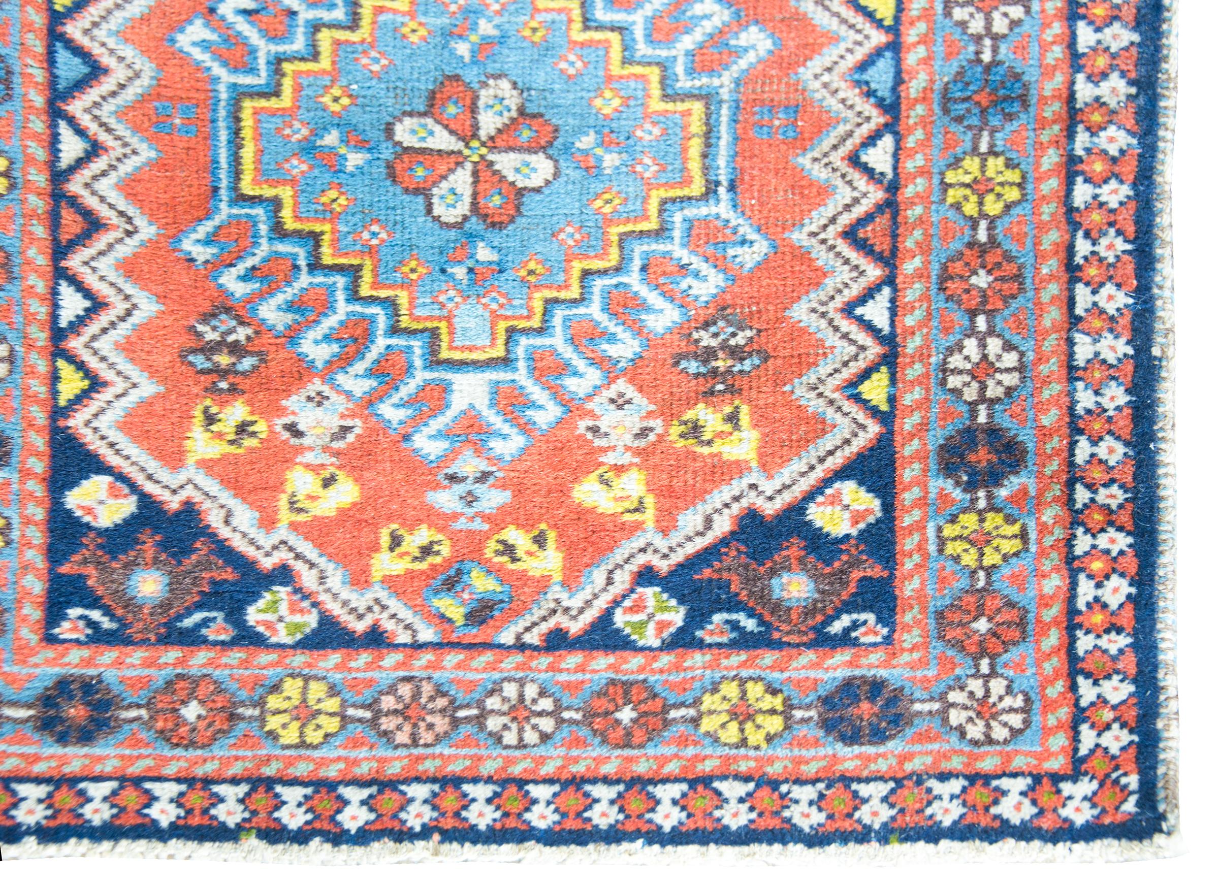 Early 20th Century Persian Heriz Runner For Sale 5