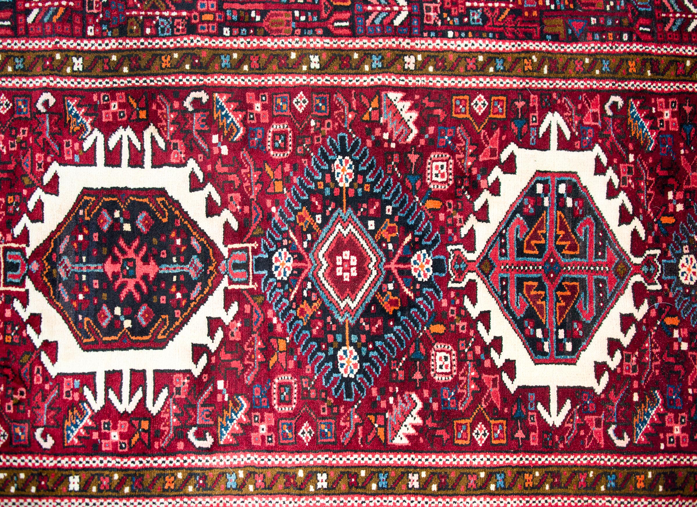 Early 20th Century Persian Heriz Runner For Sale 7