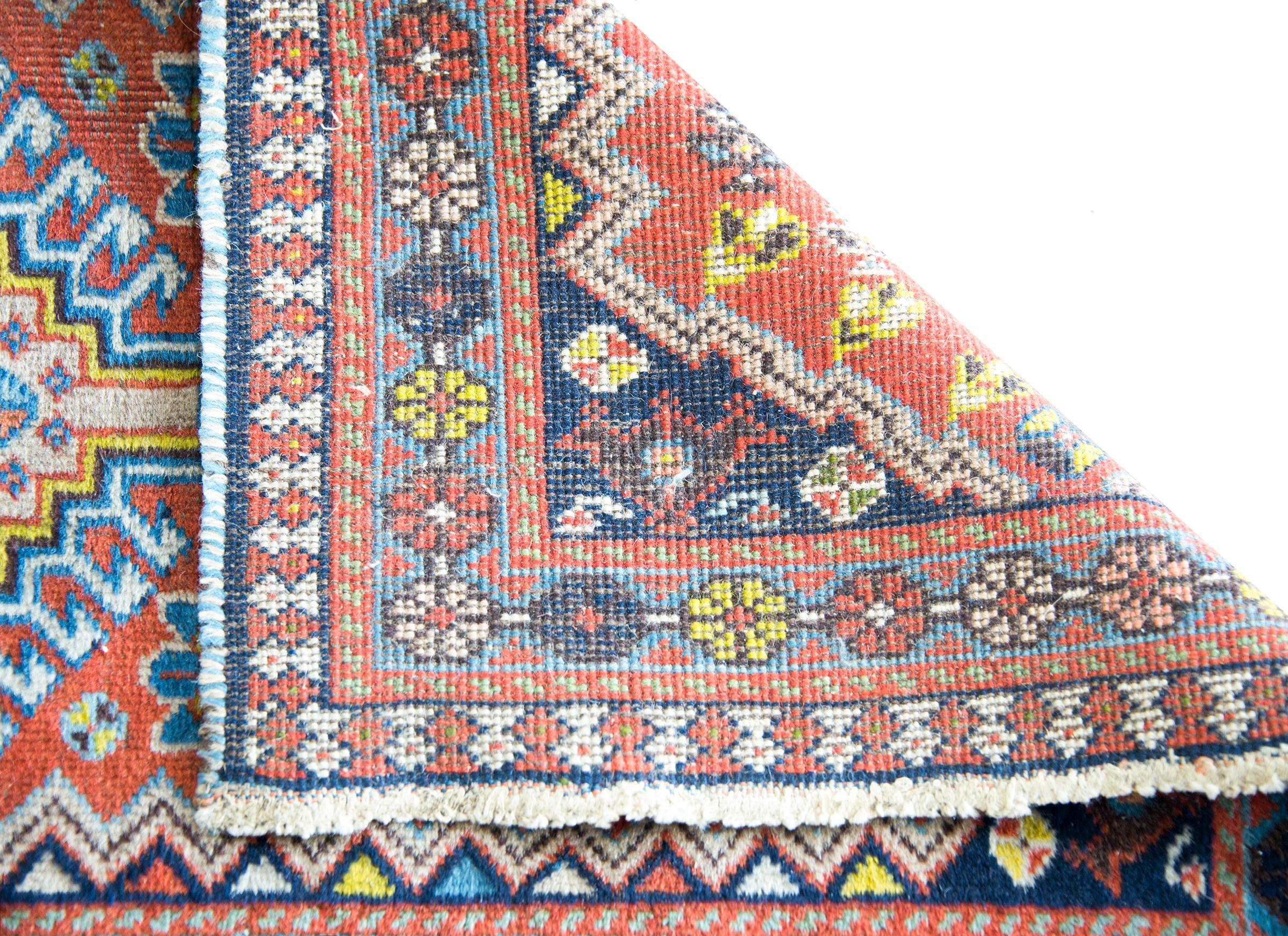 Early 20th Century Persian Heriz Runner For Sale 6