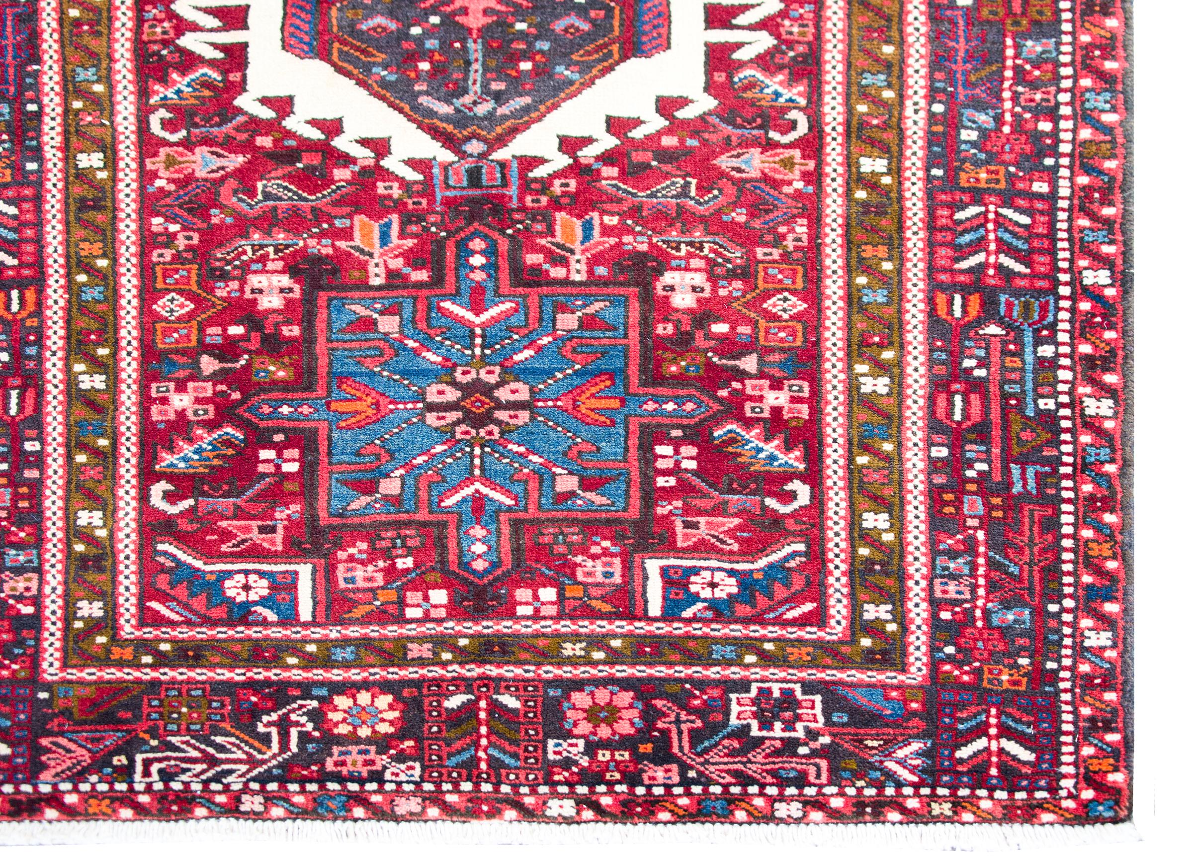 Early 20th Century Persian Heriz Runner For Sale 8