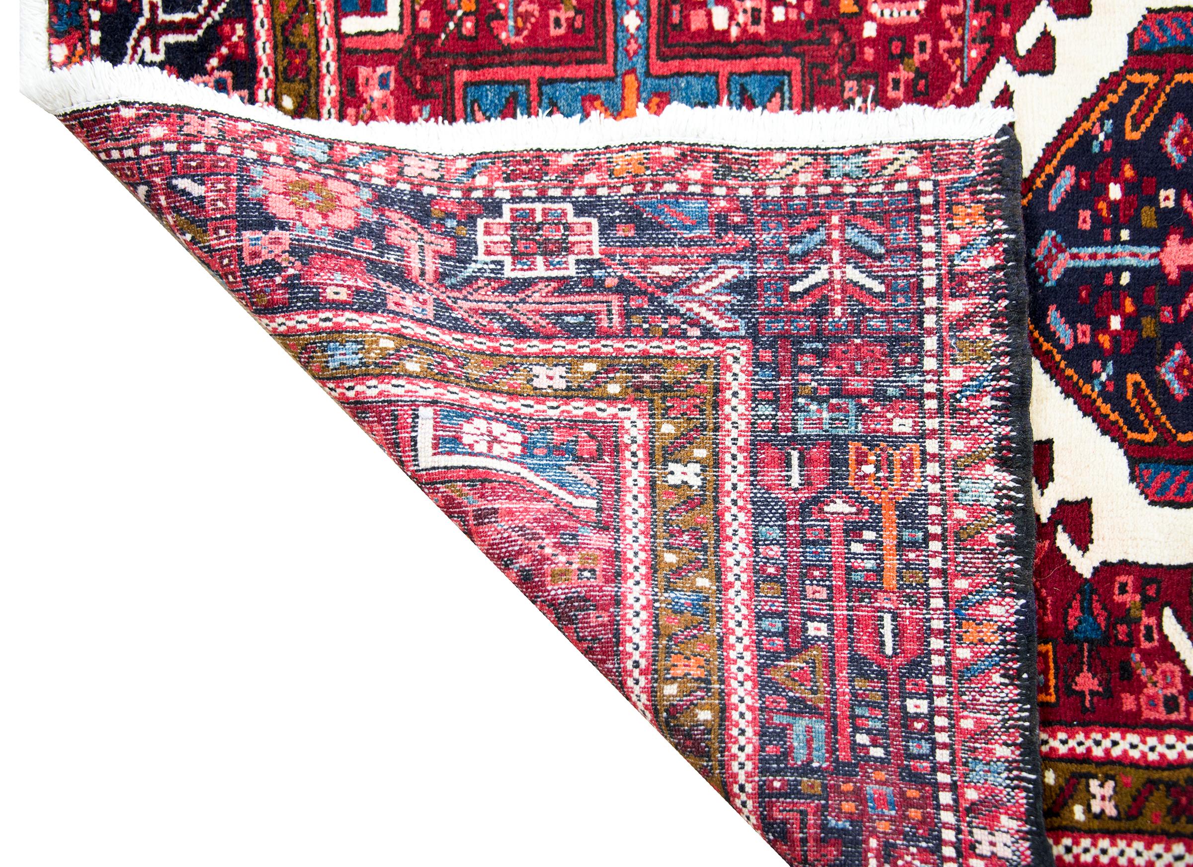 Early 20th Century Persian Heriz Runner For Sale 9