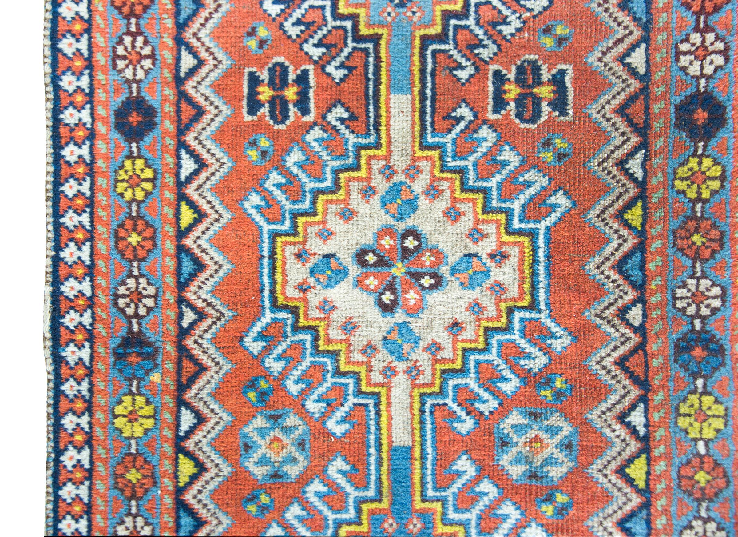 Mid-20th Century Early 20th Century Persian Heriz Runner For Sale