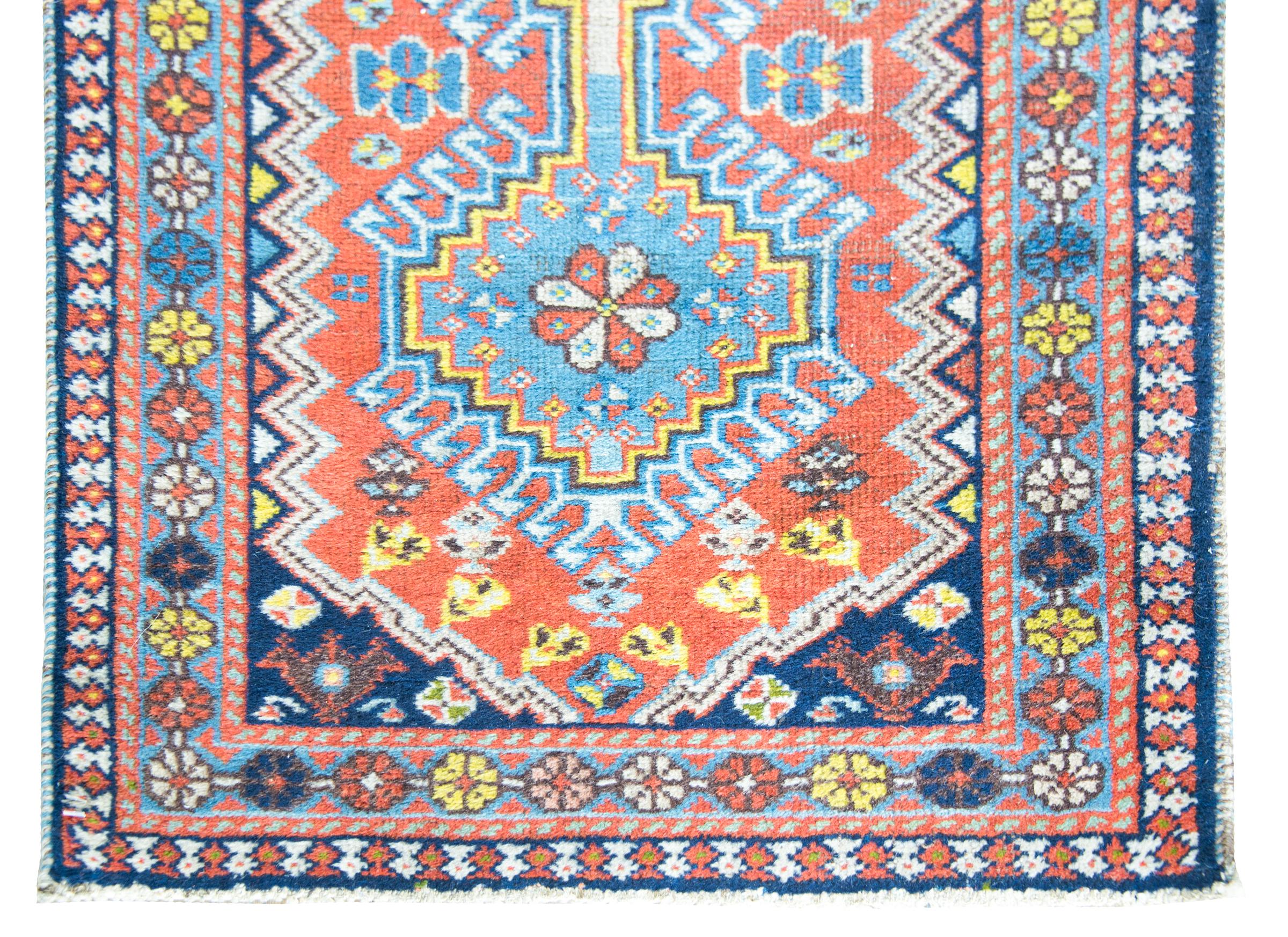 Early 20th Century Persian Heriz Runner For Sale 1
