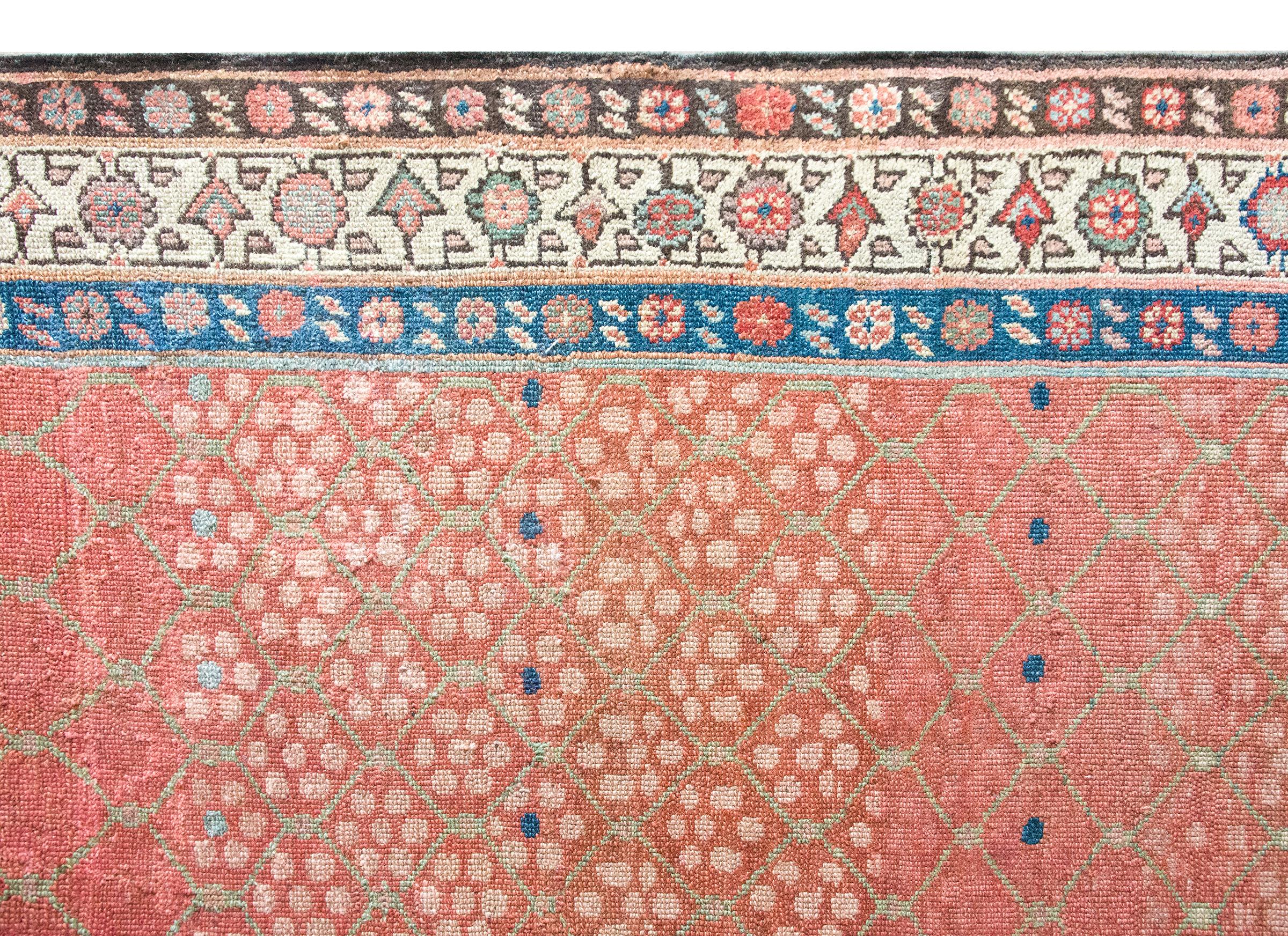 Early 20th Century Persian Karabakh Runner For Sale 5