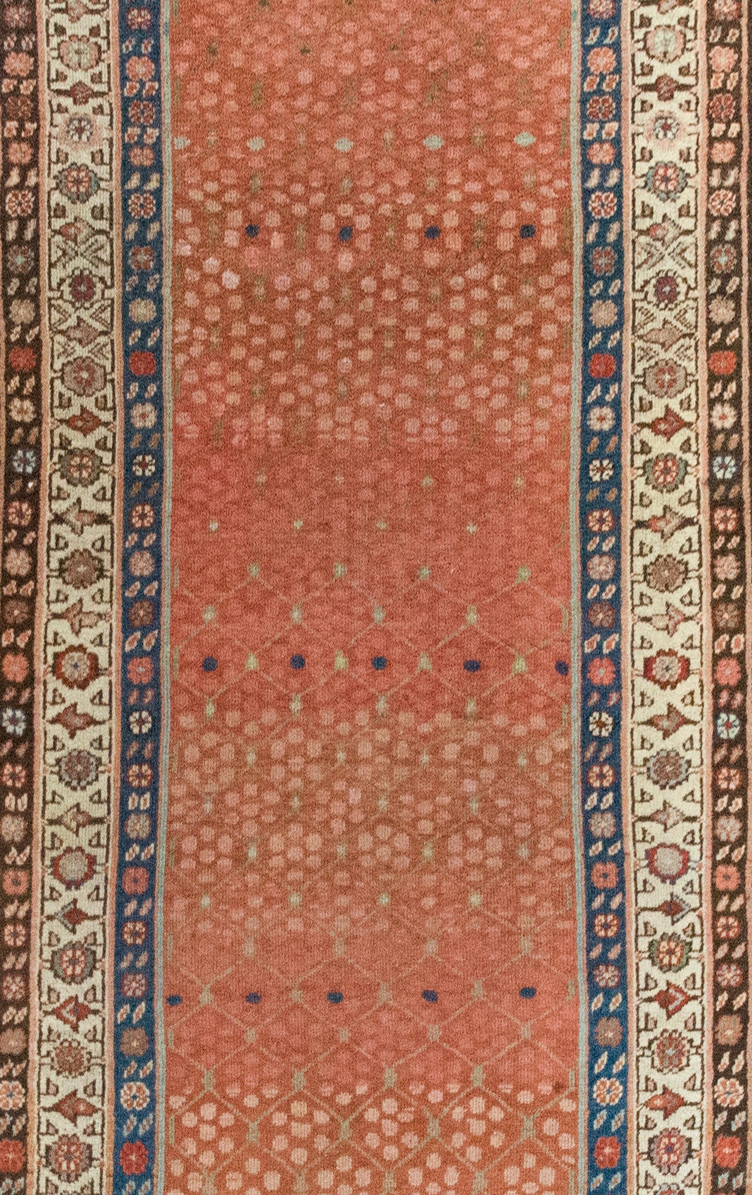 Wool Early 20th Century Persian Karabakh Runner For Sale