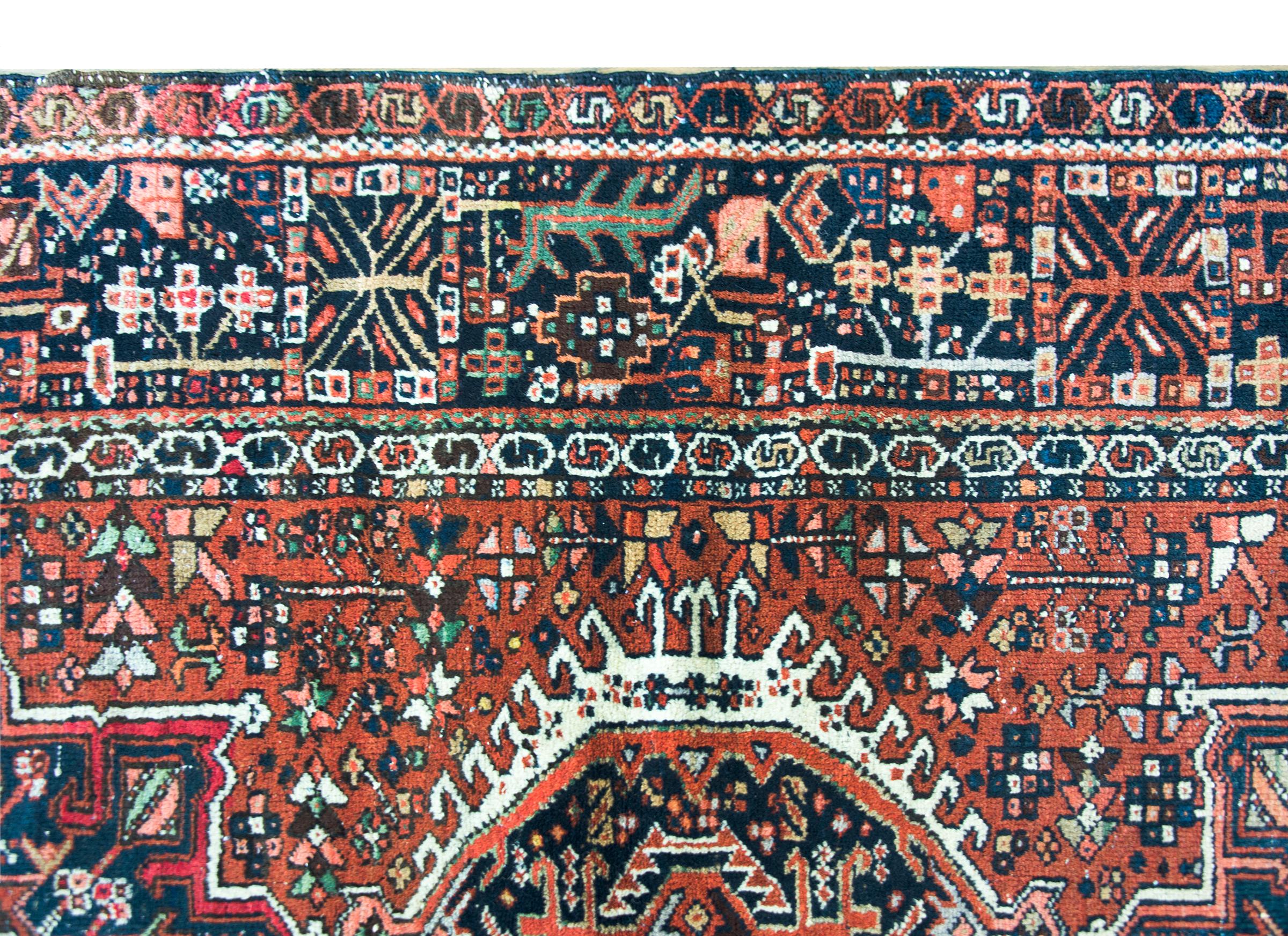Early 20th Century Persian Karaja Rug For Sale 4