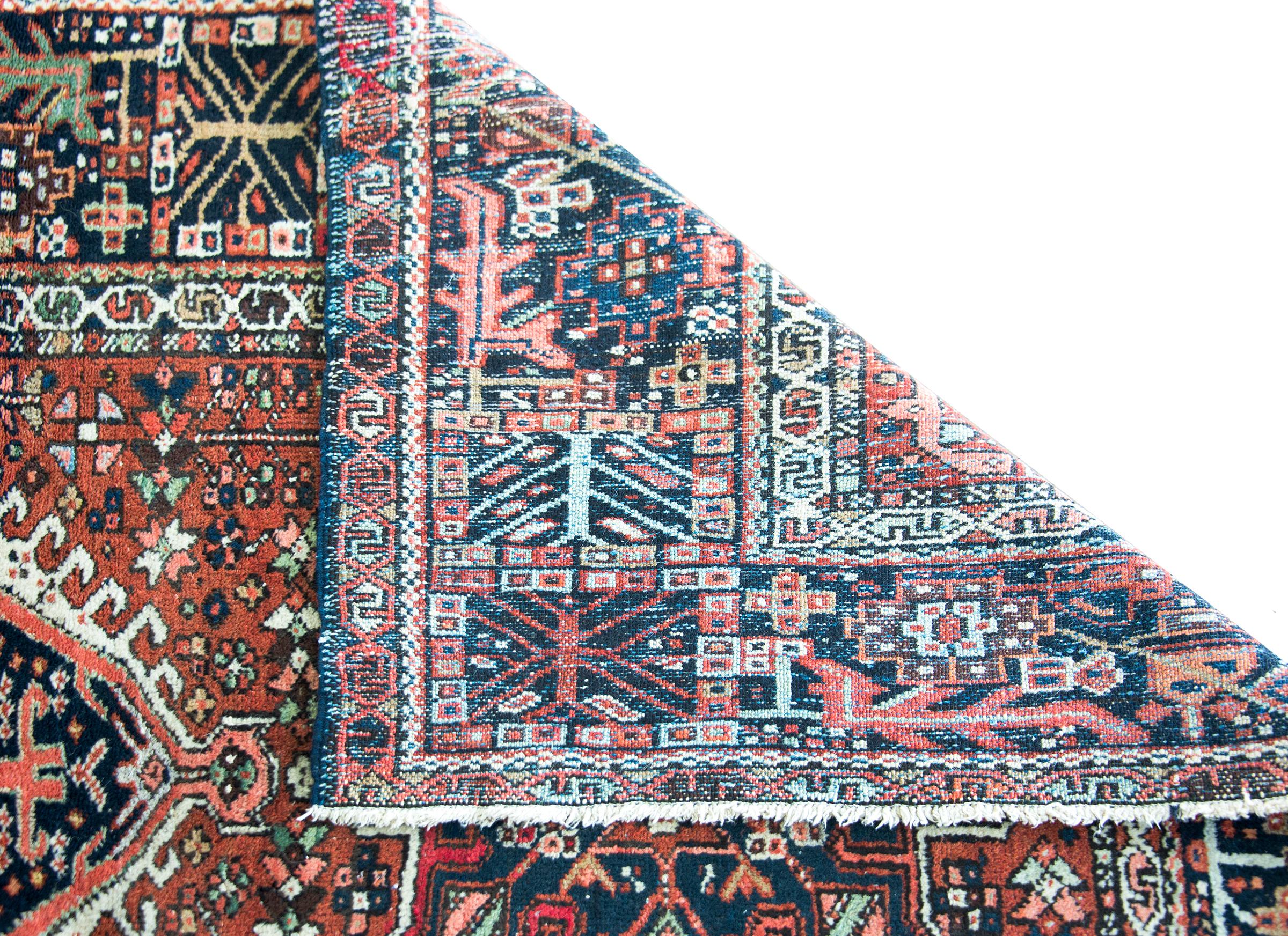 Early 20th Century Persian Karaja Rug For Sale 7
