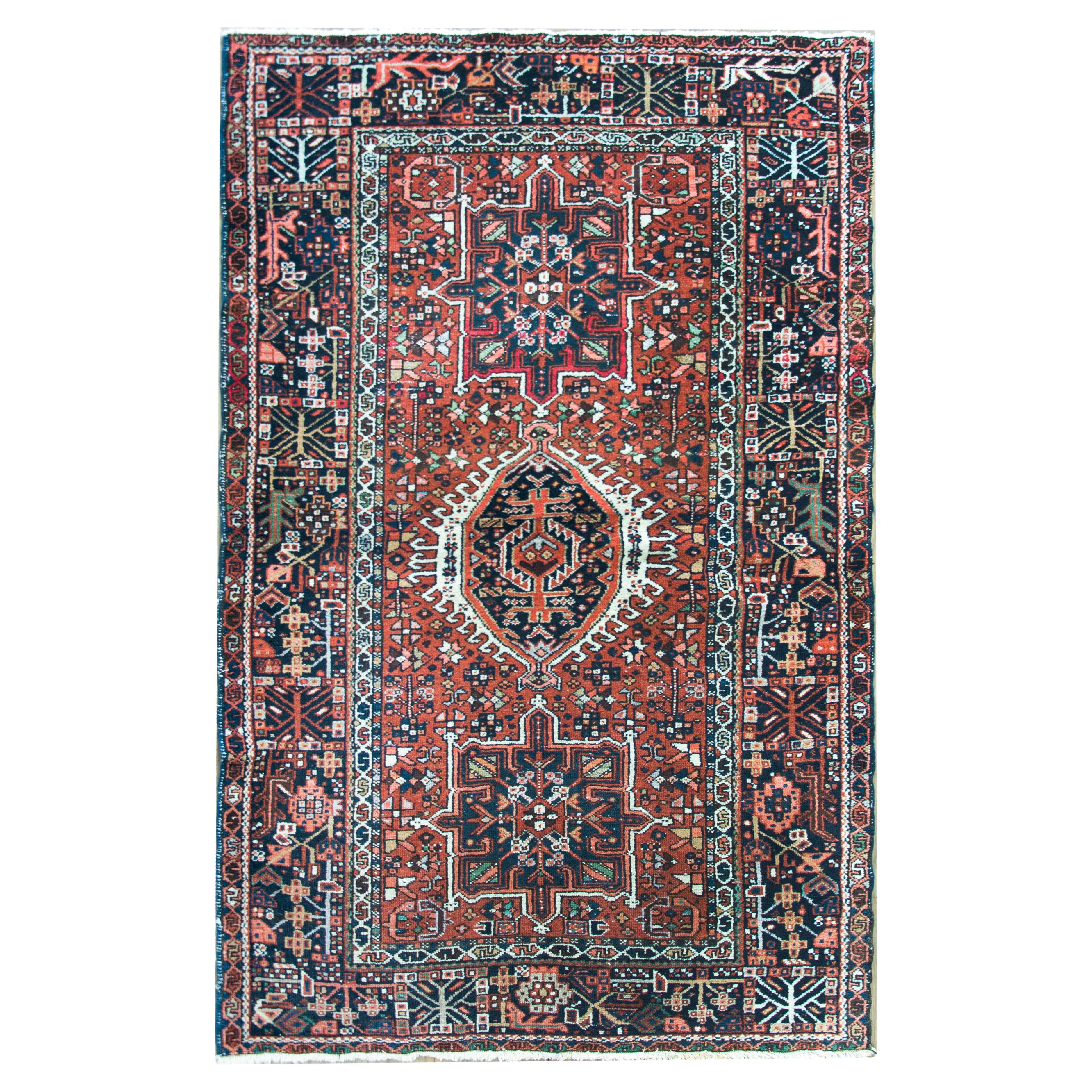 Early 20th Century Persian Karaja Rug