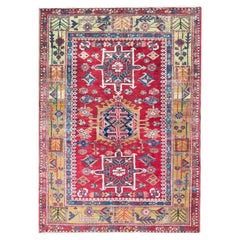 Vintage Early 20th Century Persian Karaja Rug