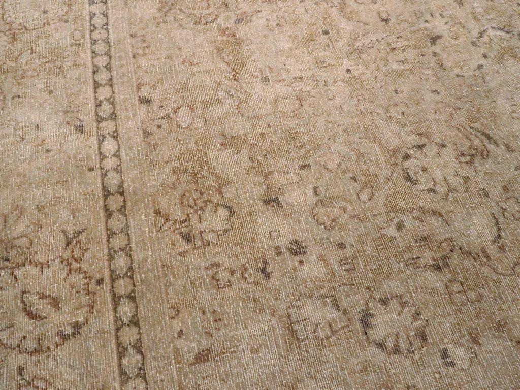 Persischer Kashan-Akzentteppich des frühen 20. Jahrhunderts (Kaschan) im Angebot