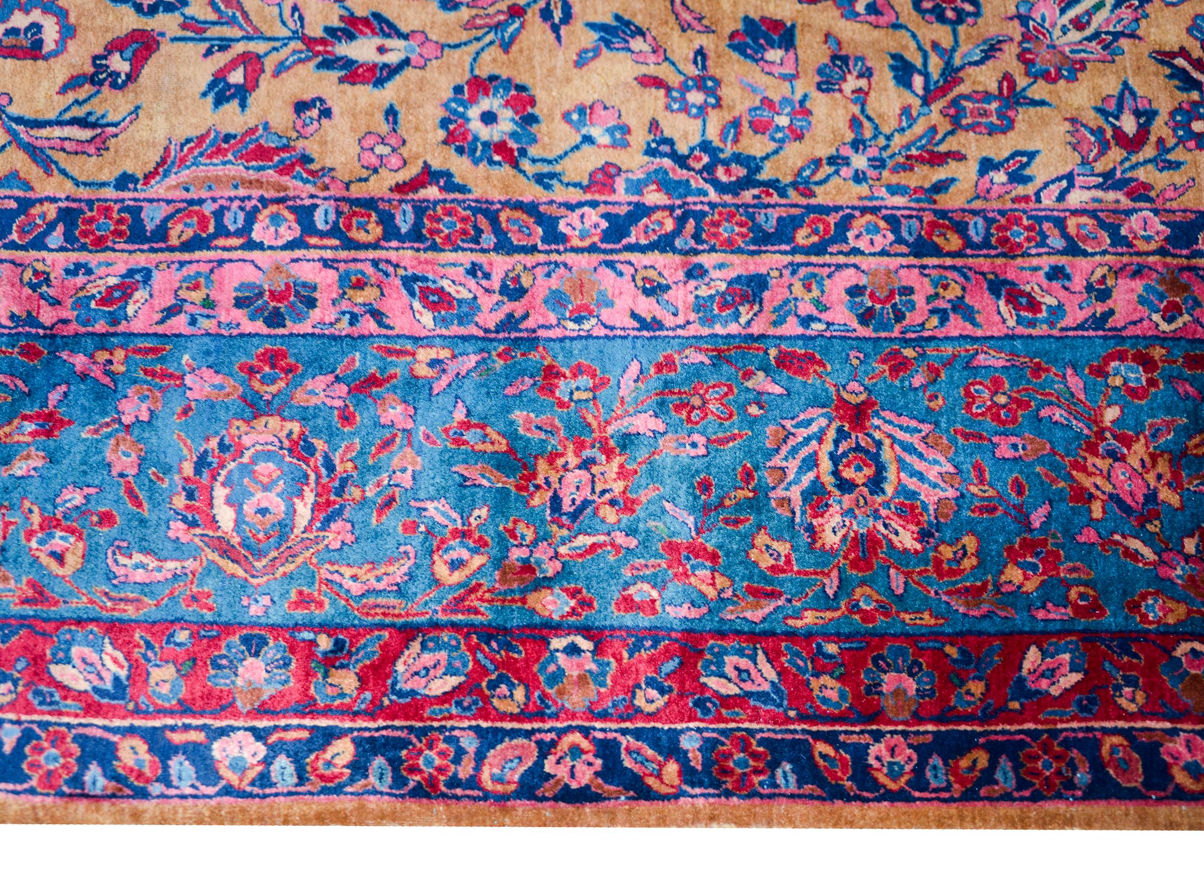 Early 20th Century Persian Kashan Rug For Sale 5