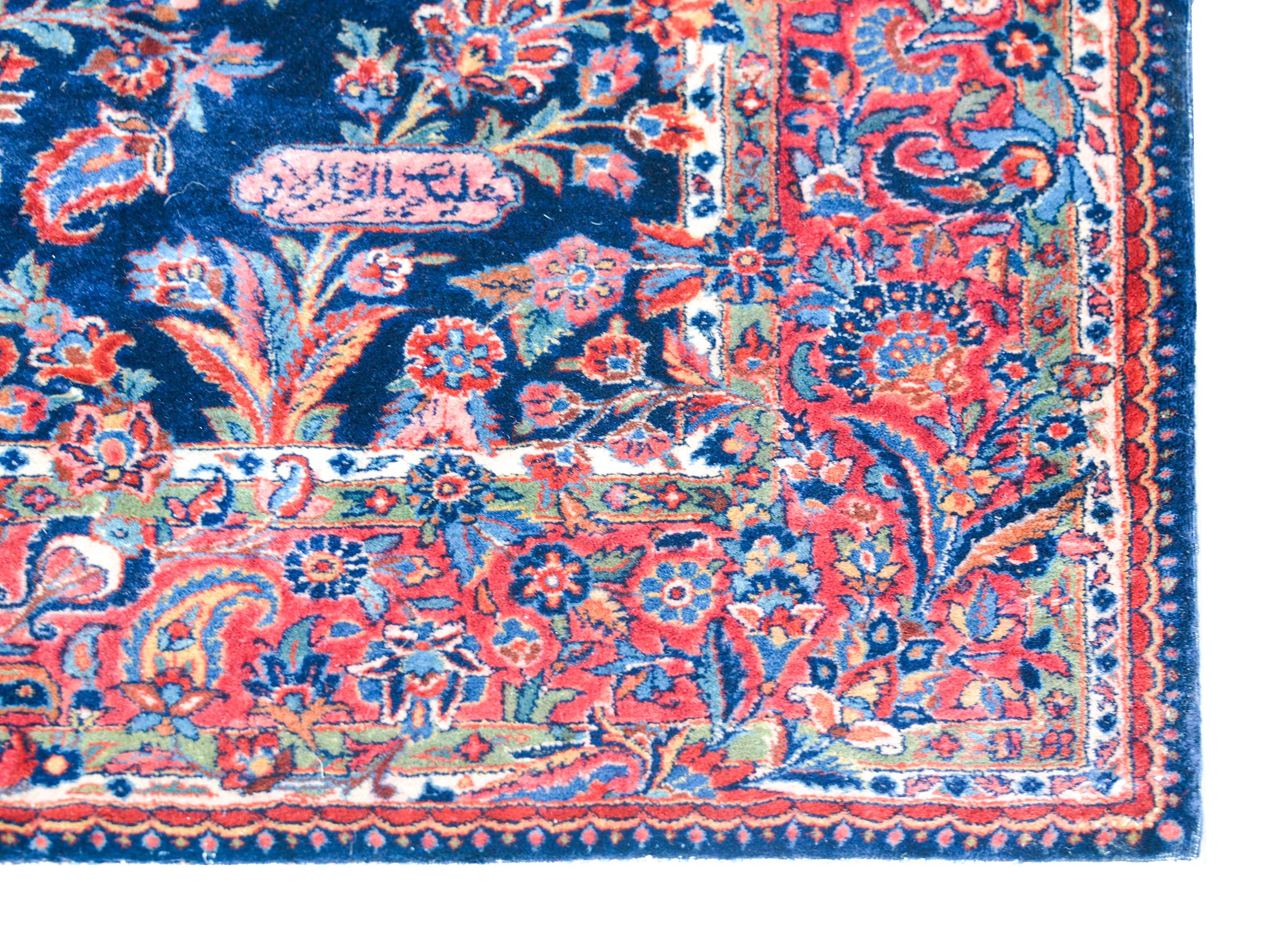 Early 20th Century Persian Kashan Rug For Sale 4