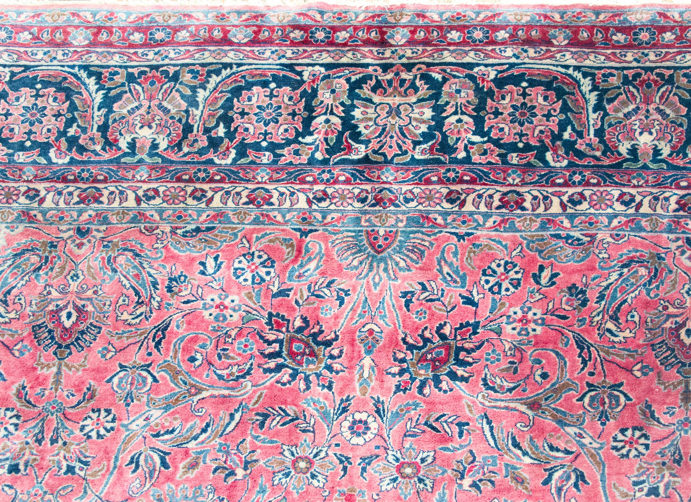 Tappeto persiano Kashan dei primi del Novecento in vendita 4