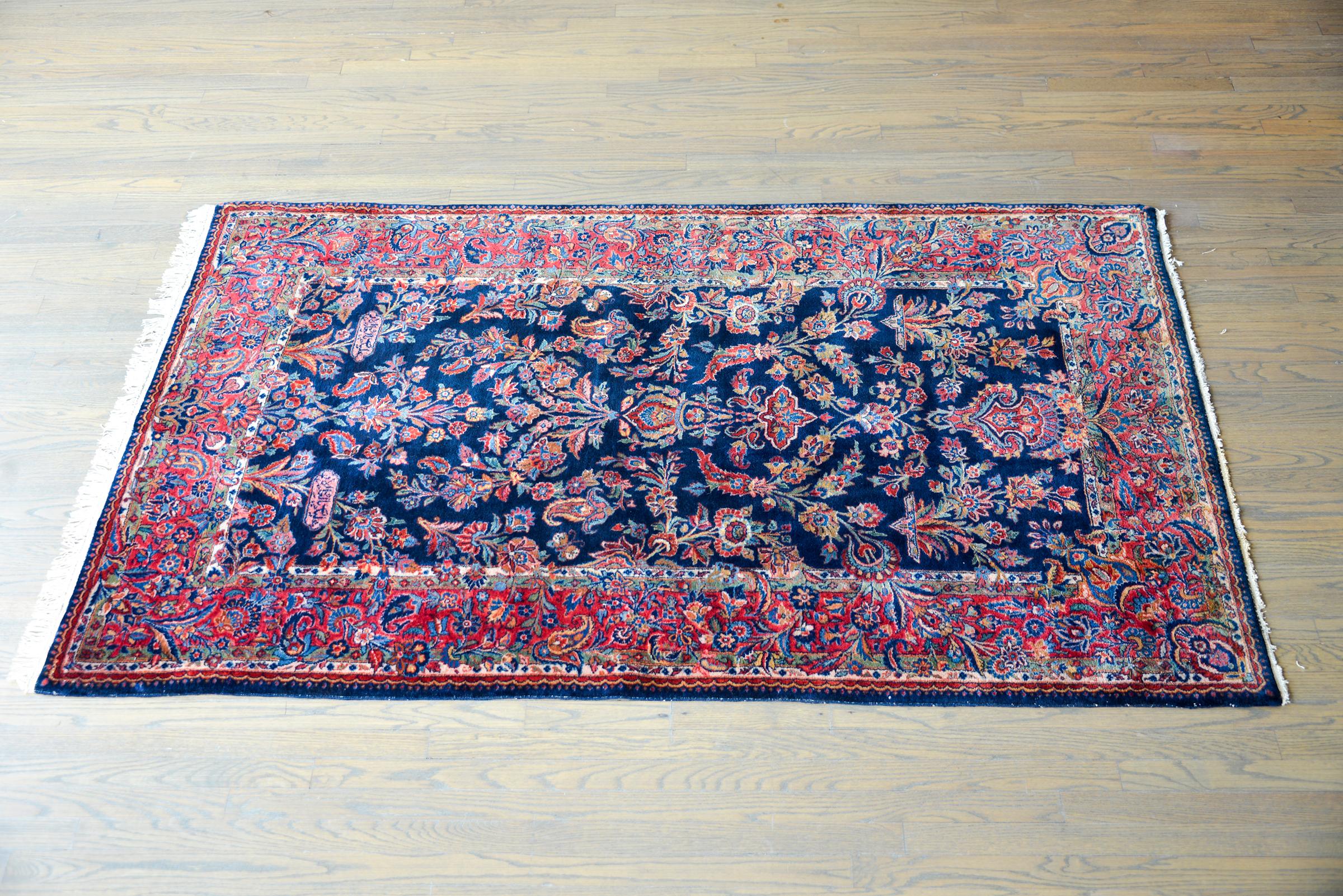 Persischer Kashan-Teppich des frühen 20. Jahrhunderts im Angebot 5