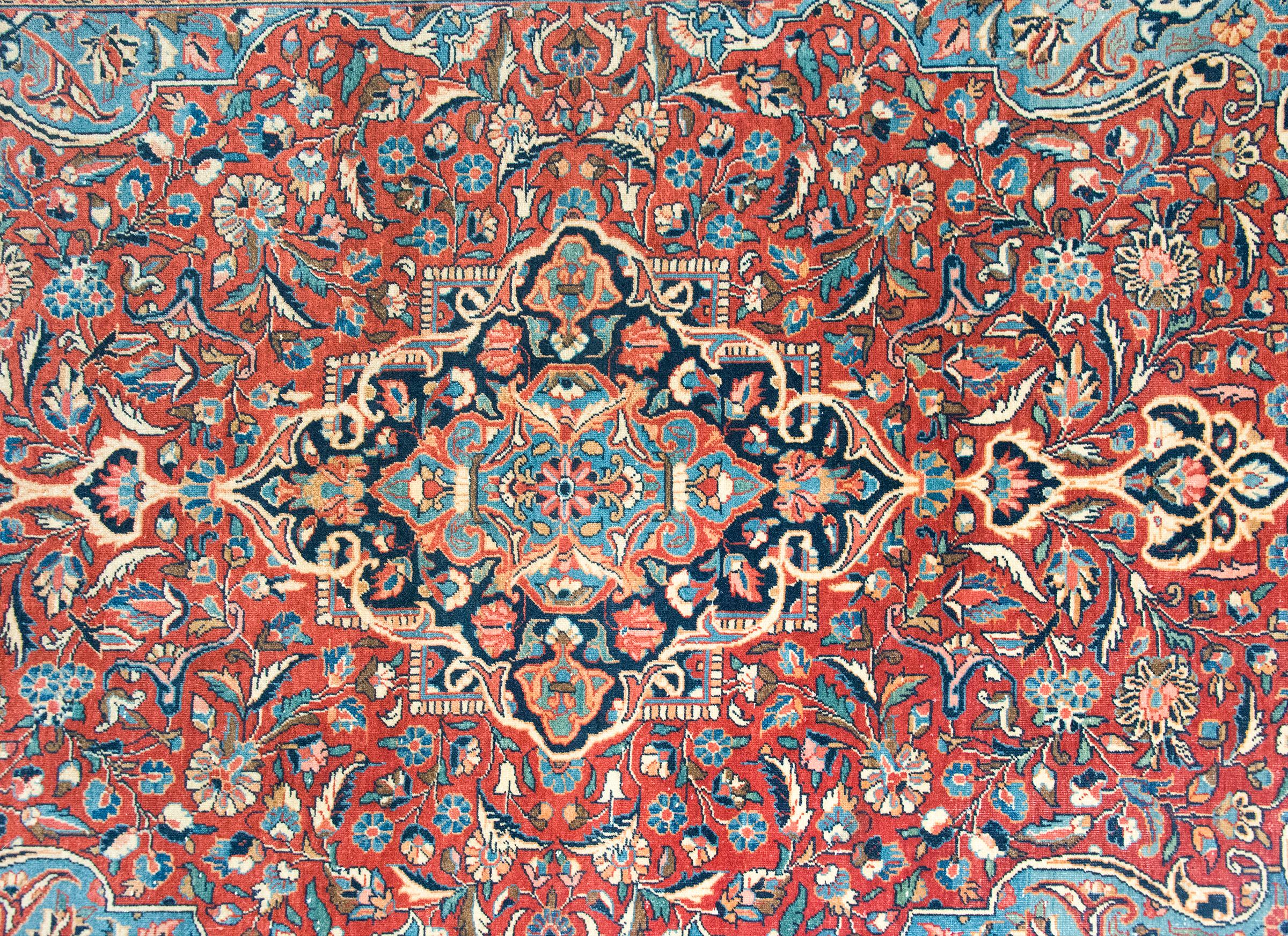 Tappeto persiano Kashan dei primi del Novecento in vendita 5