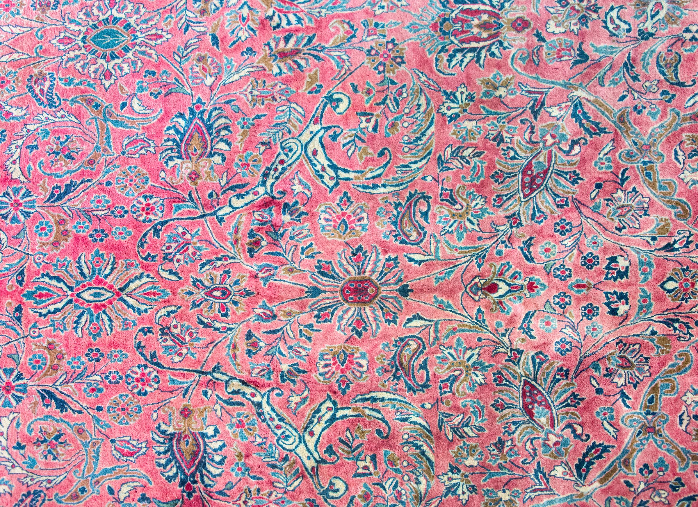 Tappeto persiano Kashan dei primi del Novecento in vendita 5